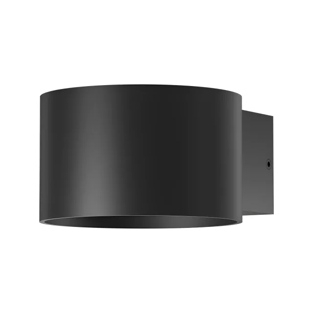 LED STEPENISNA SVETILJKA OKRUGLA 8W CRNI 3000K