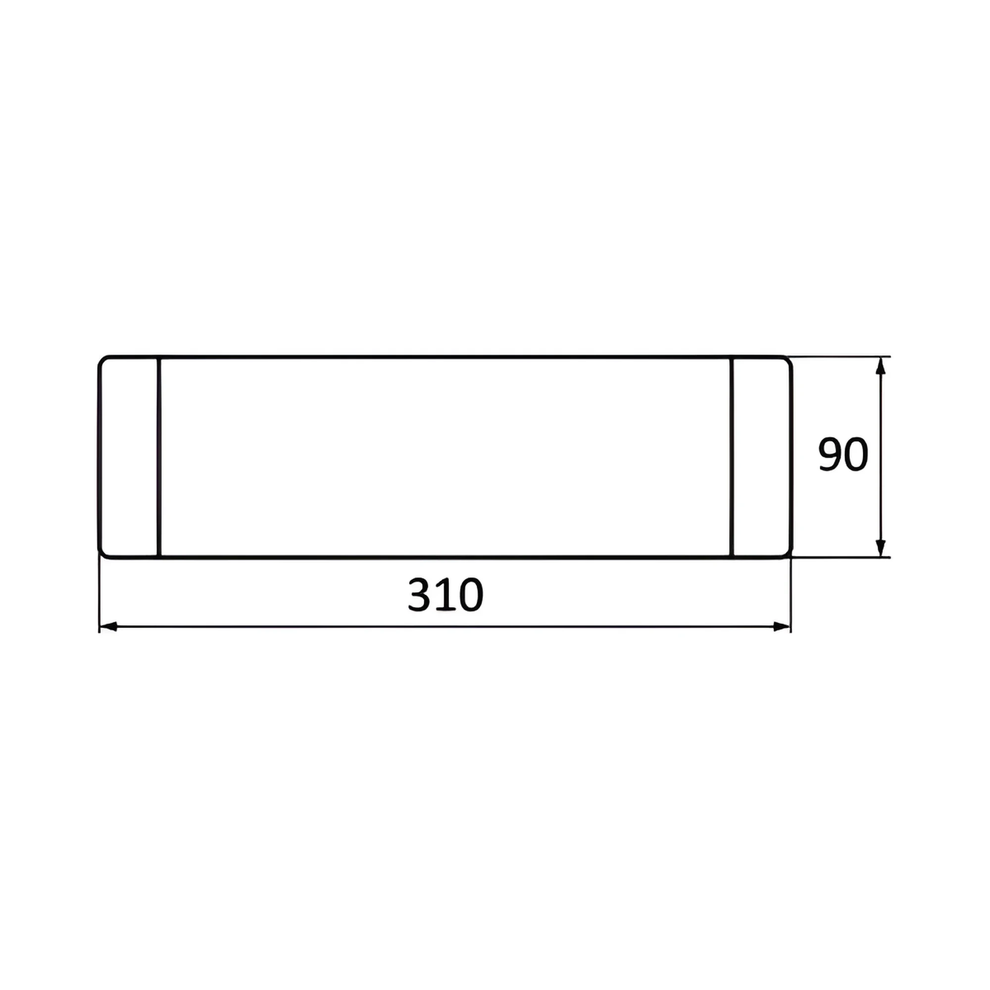 LED STEPENISNA SVETILJKA 12W CRNI 3000K — slika 4