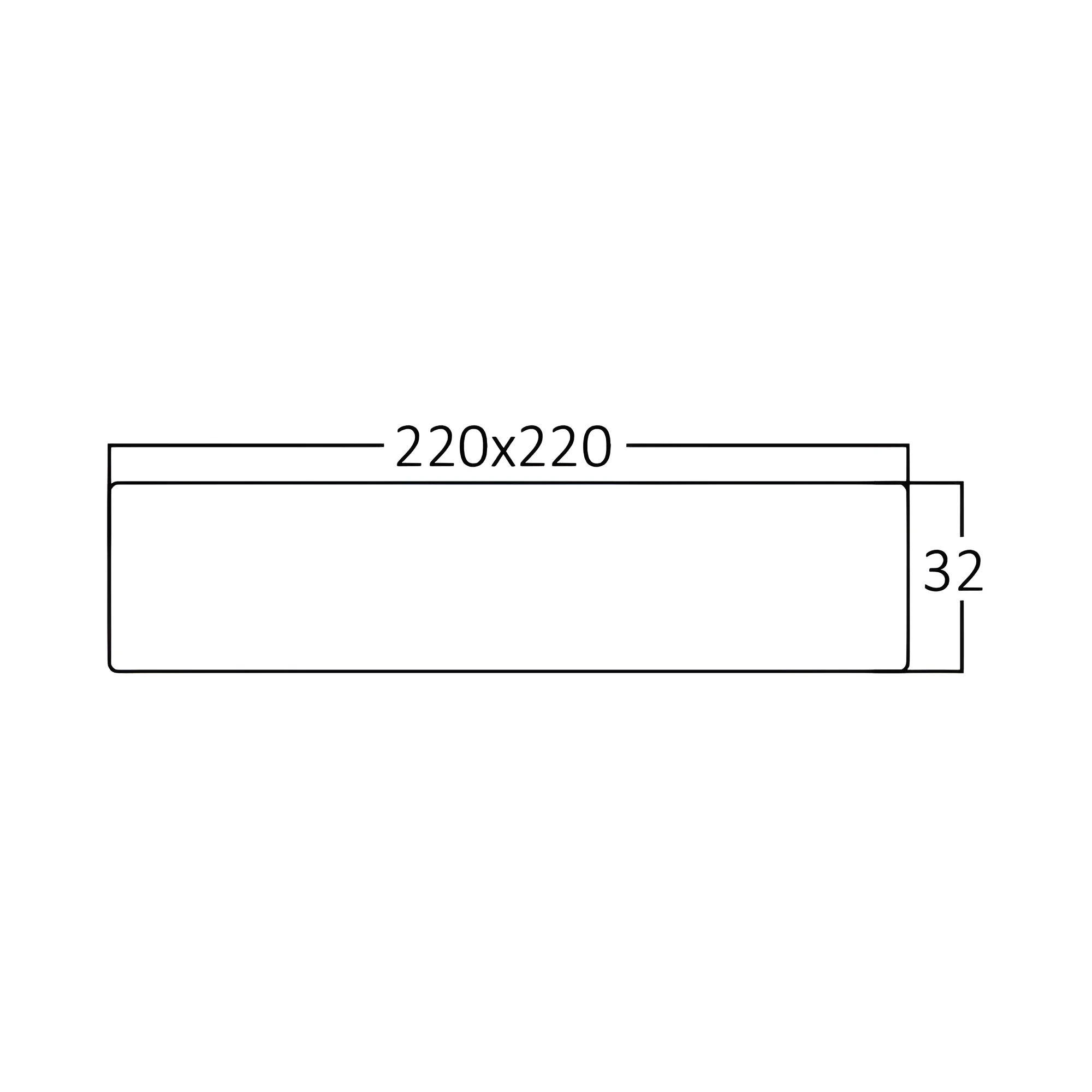 LED PANEL NADGRADNI KVADRATNI 18W BELI 6500K — slika 3