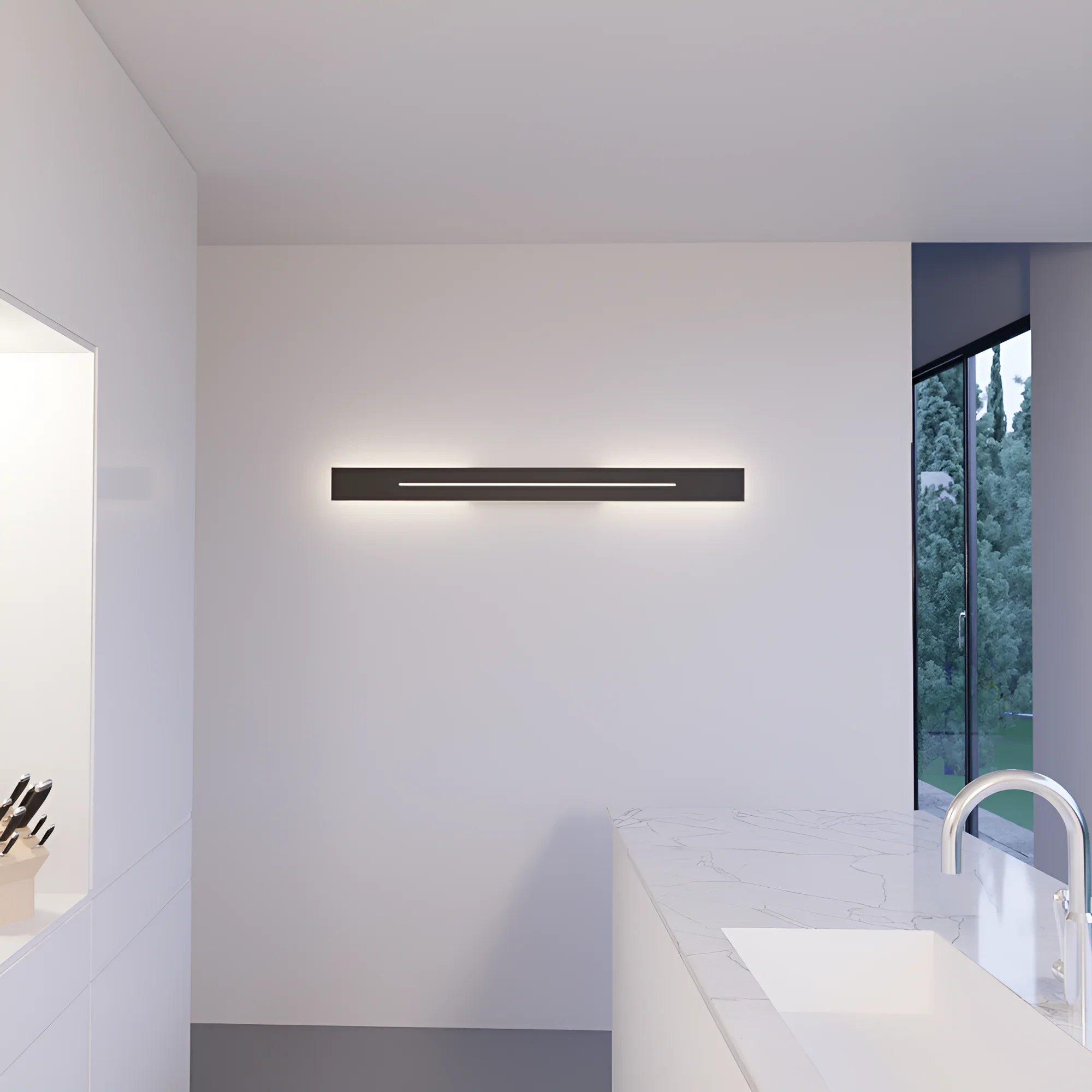 LED STEPENISNA SVETILJKA 30W CRNI 3000K — slika 2