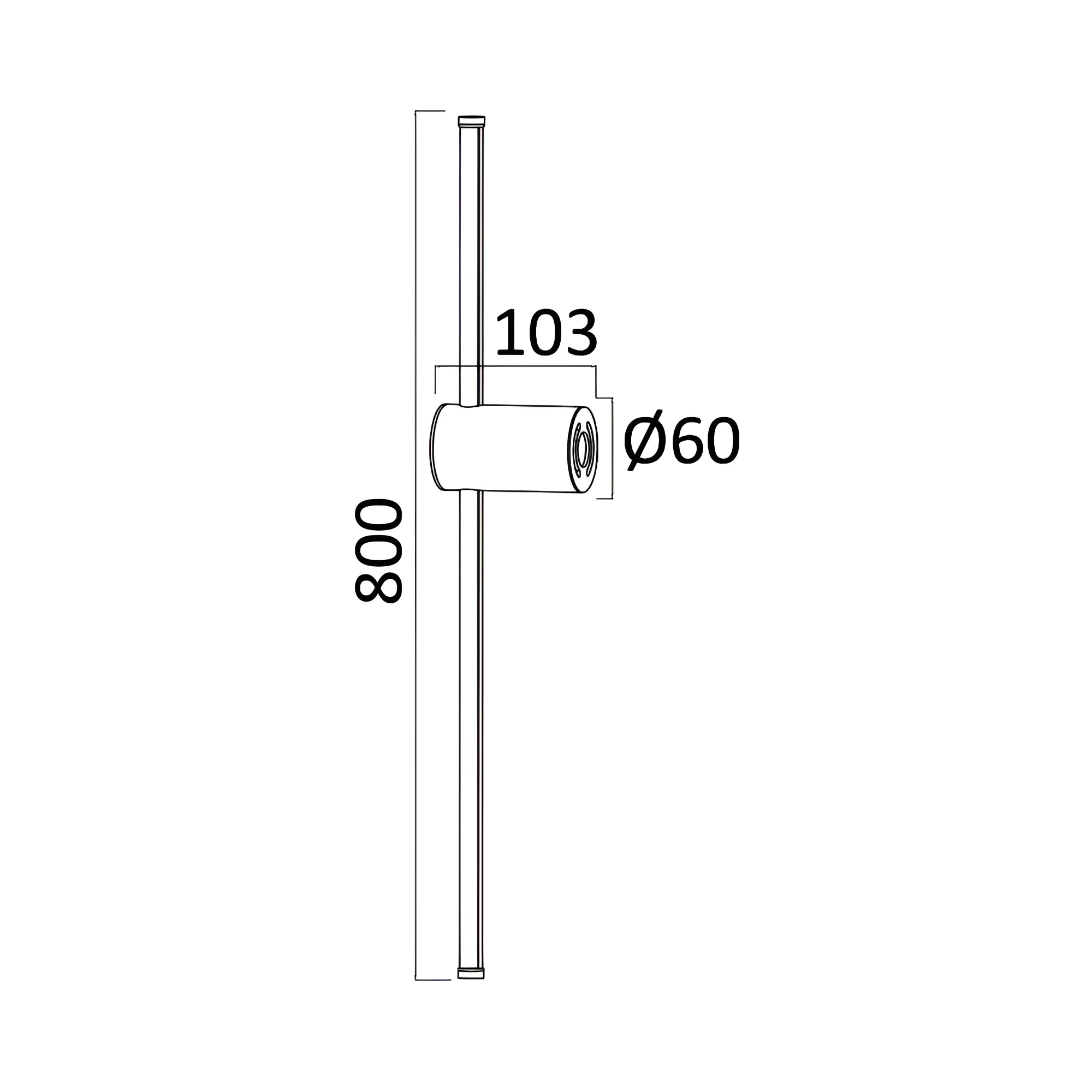 LED ZIDNA LAMPA 16W ZLATNA 3000K — slika 4