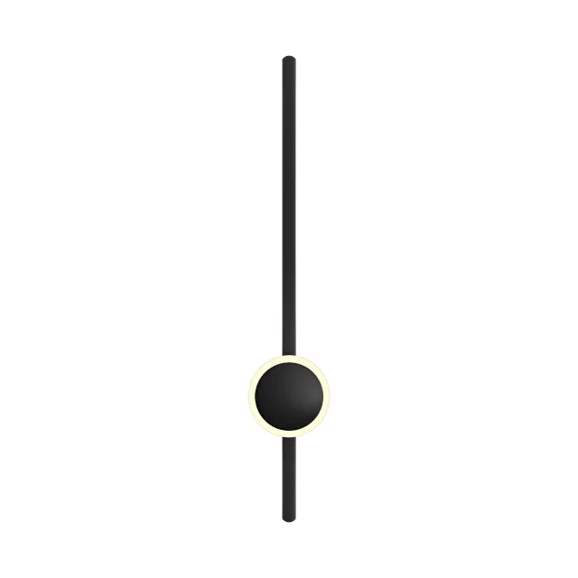 LED ZIDNA LAMPA 16W CRNA 3000K