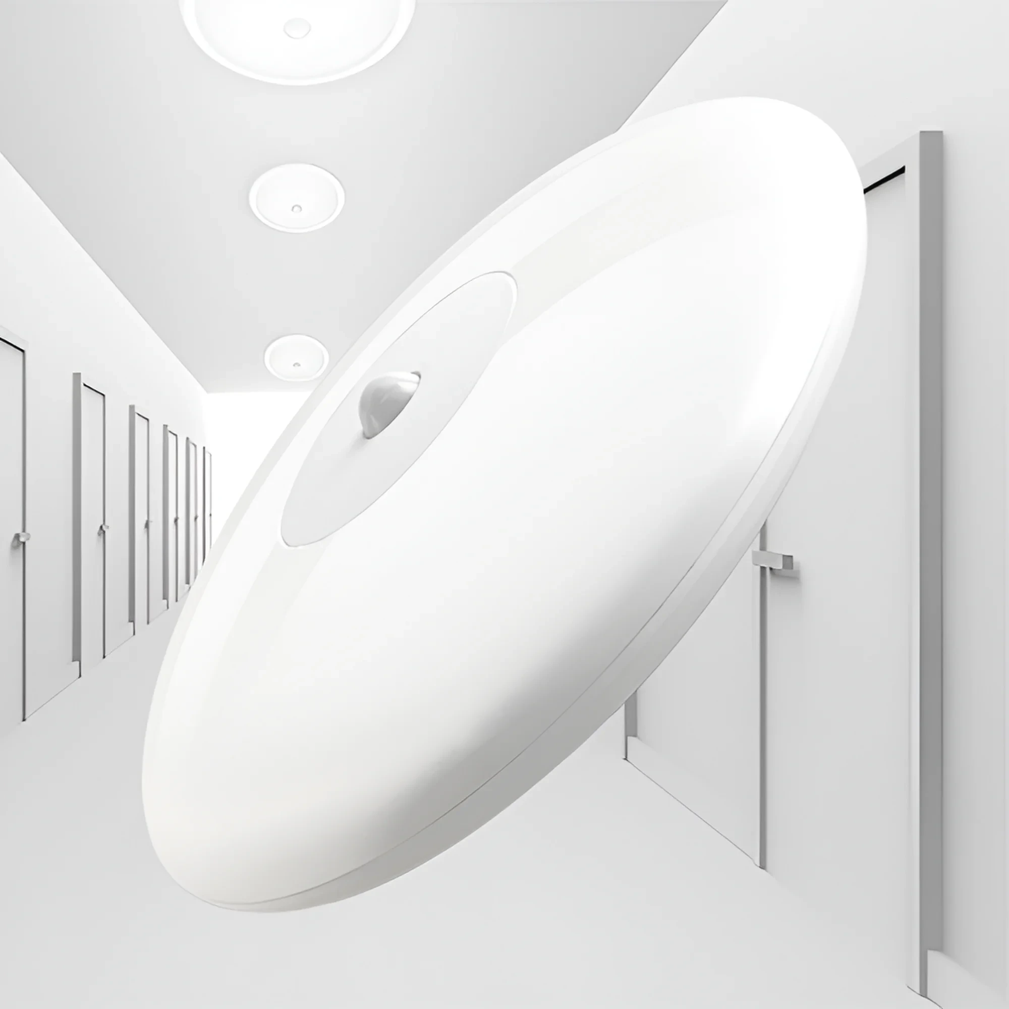 LED PLAFONJERA D260 OKRUGLA 18W SA SENZOROM 3000K IP44 — slika 2