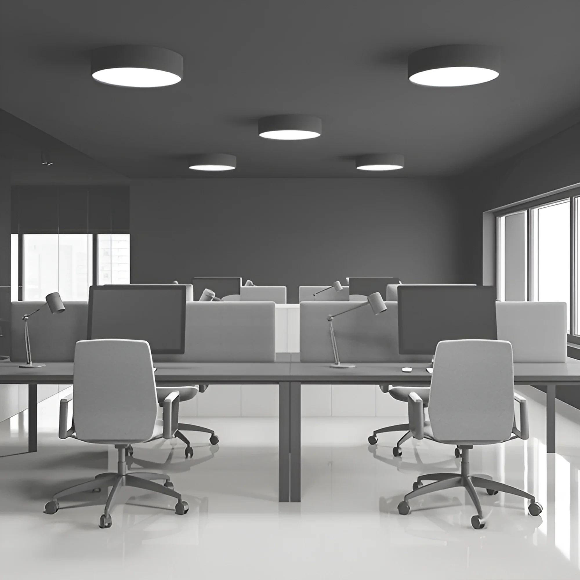 LED PLAFONJERA OKRUGLA 45W CRNI CCT — slika 2