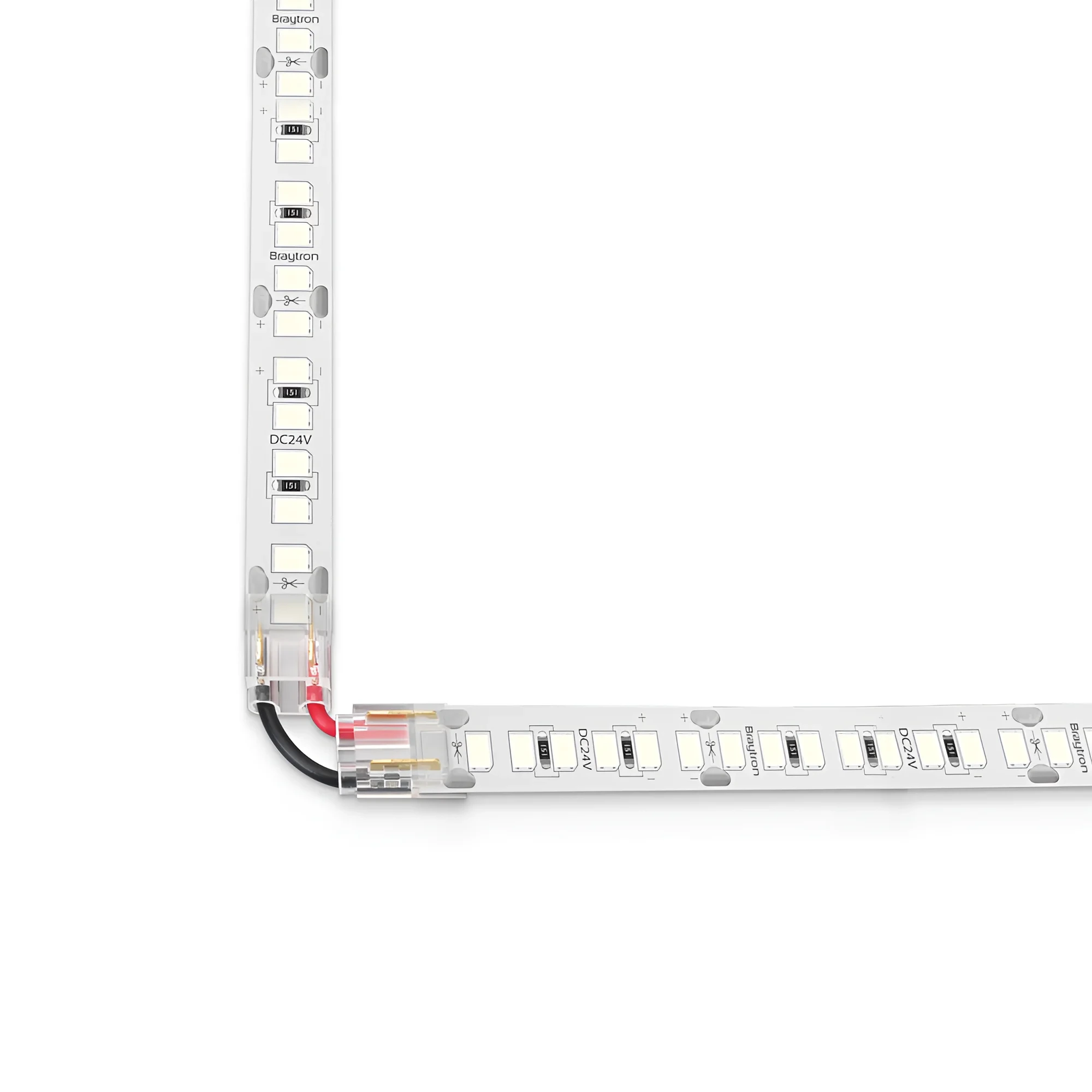 KONEKTOR LED TRAKE UGAONI 8-12MM — slika 2