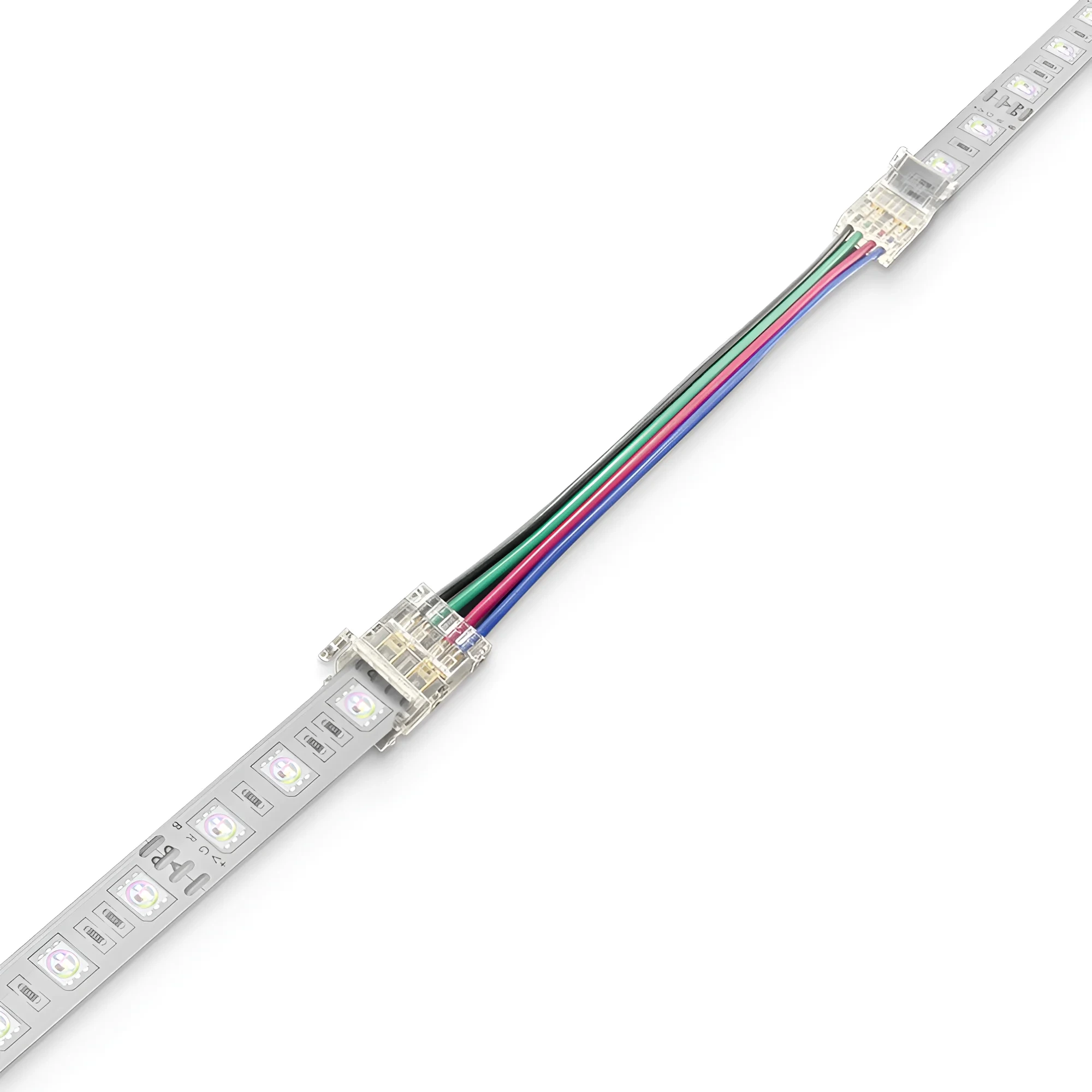 KONEKTOR LED TRAKE SREDNJI SA ZICOM RGB 8-12MM — slika 2