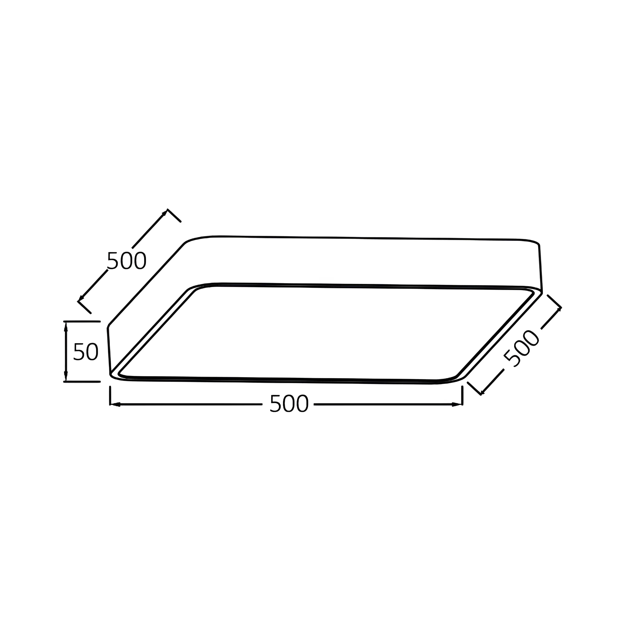 LED PLAFONJERA KVADRATNA 45W CCT SA DALJINSKIM — slika 5