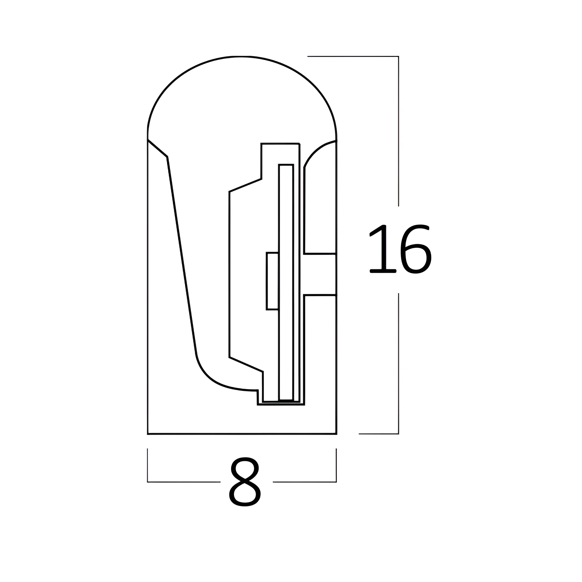 LED NEON TRAKA 8X16 220V ZELENA — slika 5