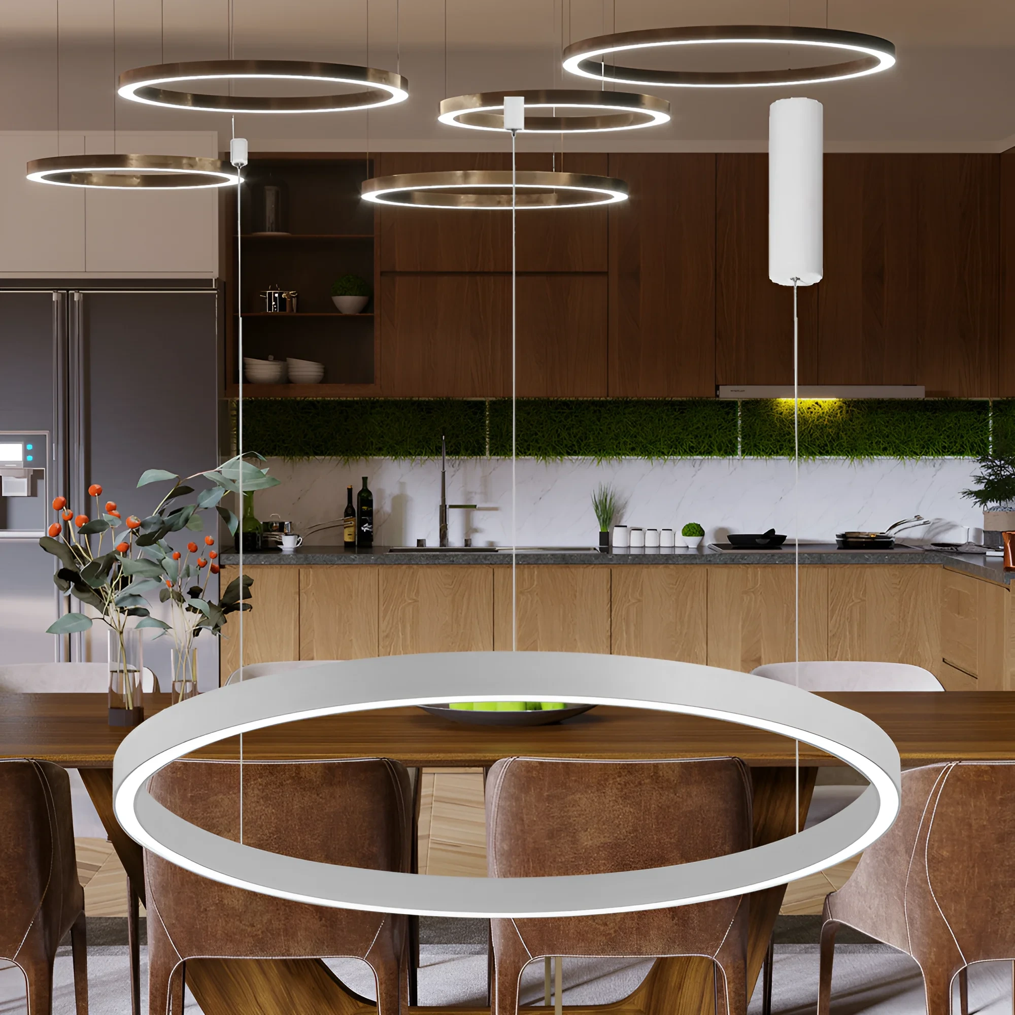 LED VISILICA OKRUGLA 35W BELI CCT — slika 2