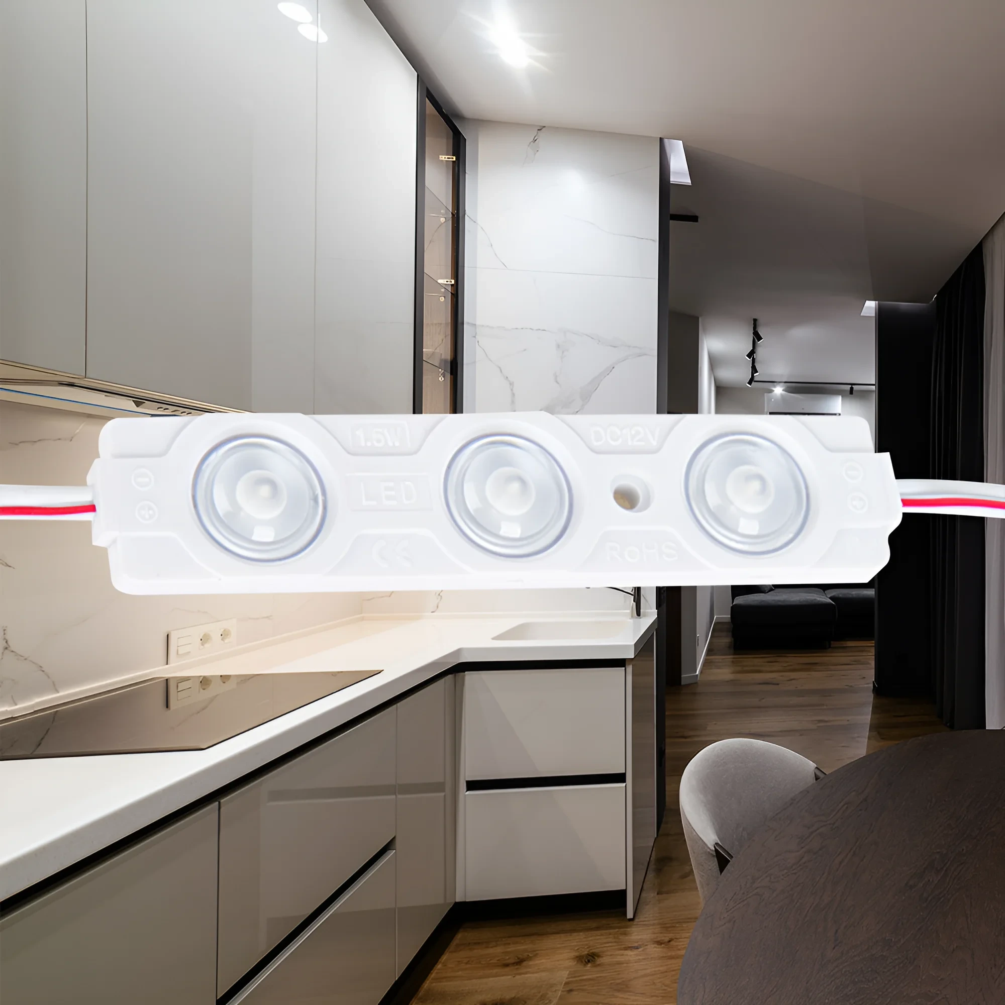 LED MODUL 1.2W 3LED 5730 PLAVI 12V IP67 — slika 2