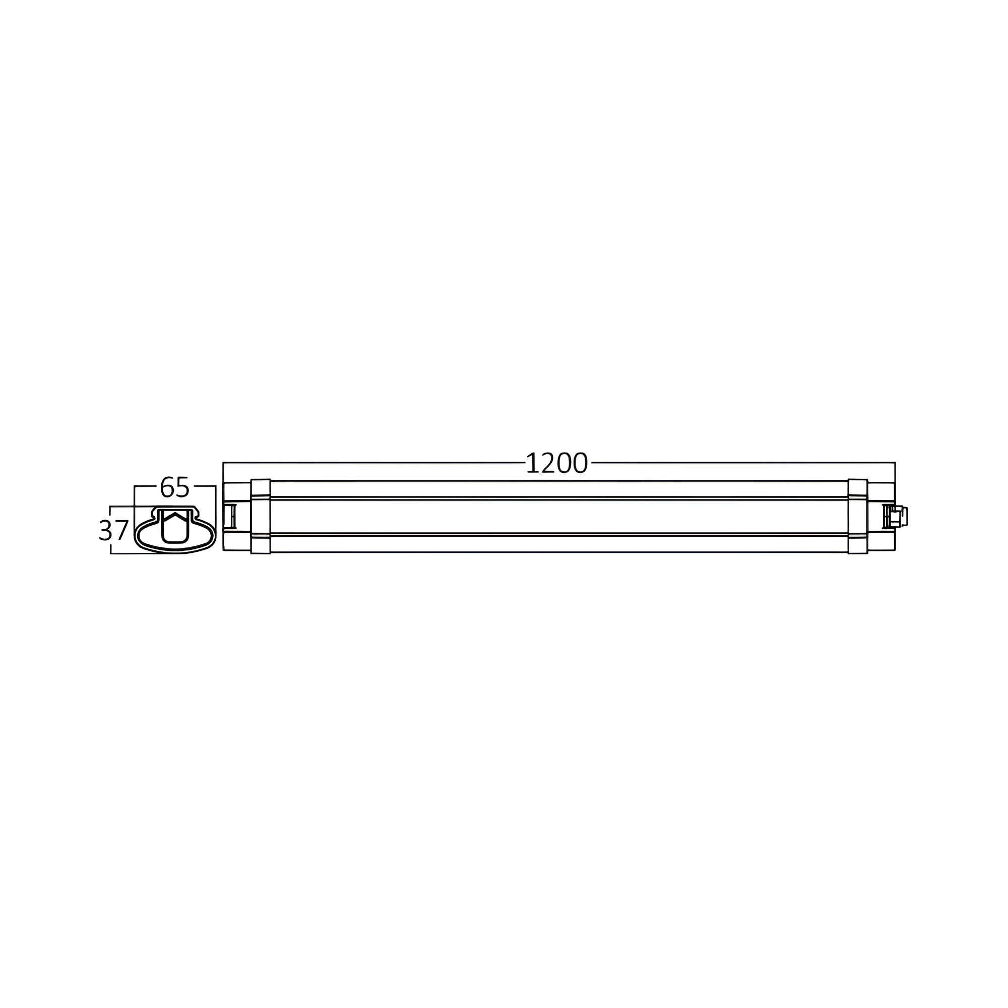 LED VODOOTPORNA SVETILJKA 36W 3000K IP65 — slika 5