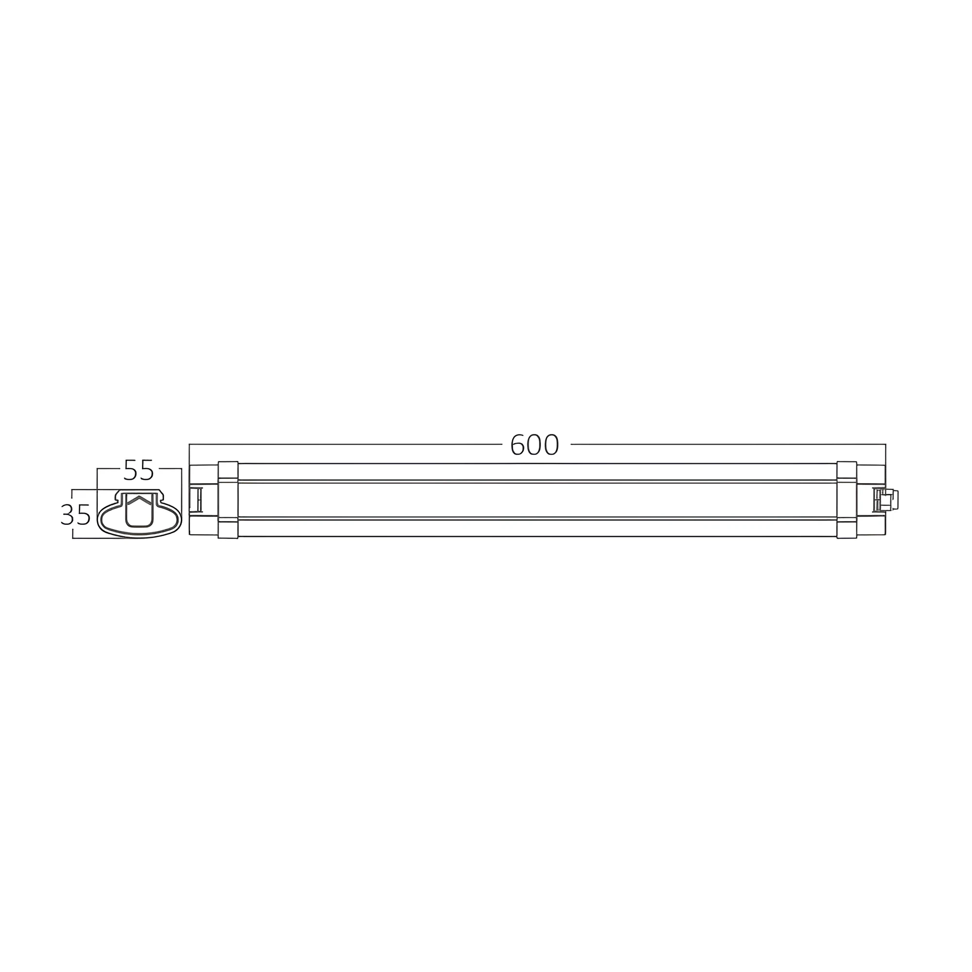 LED VODOOTPORNA SVETILJKA 18W 3000K IP65 — slika 3