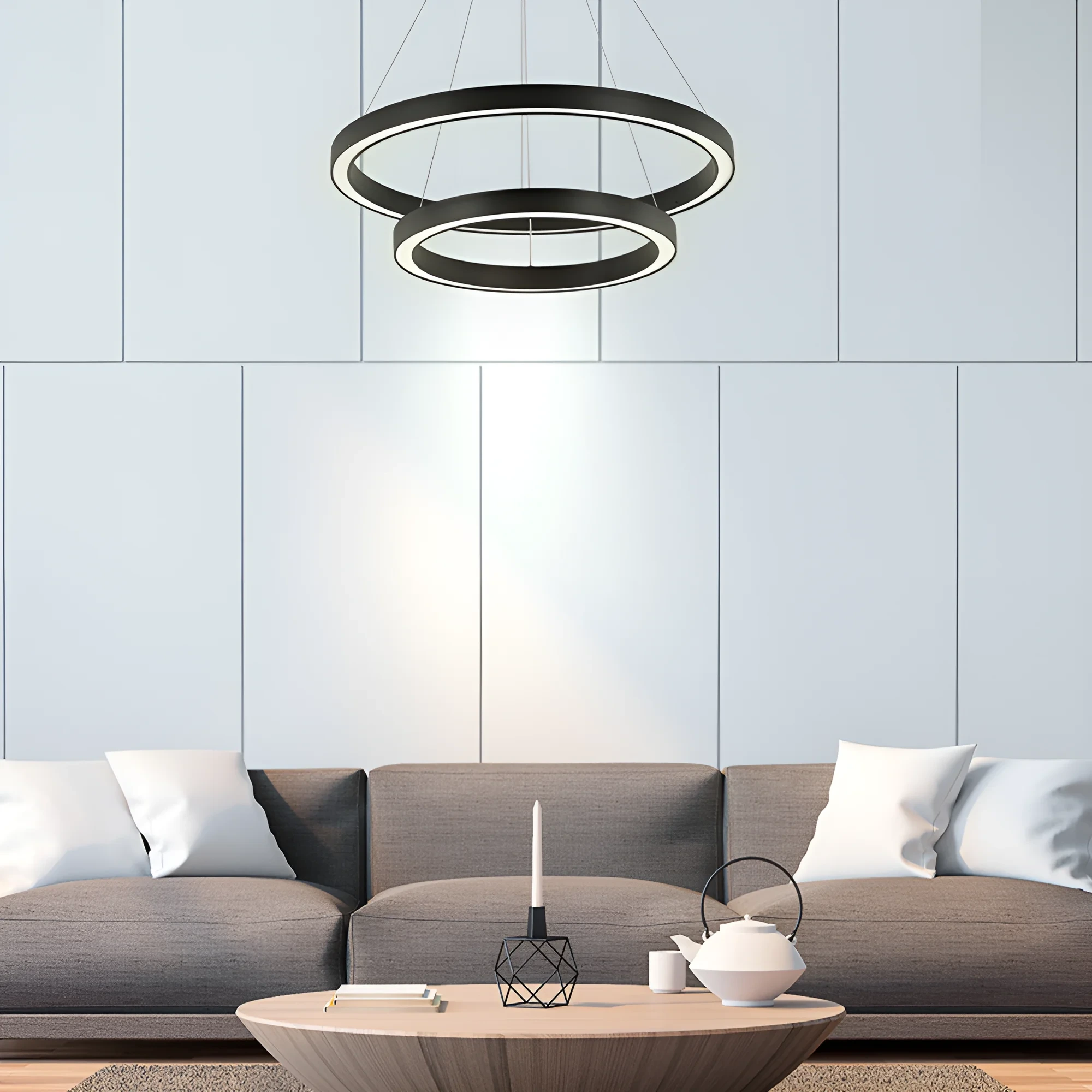 LED VISILICA OKRUGLA 65W BELI CCT — slika 2