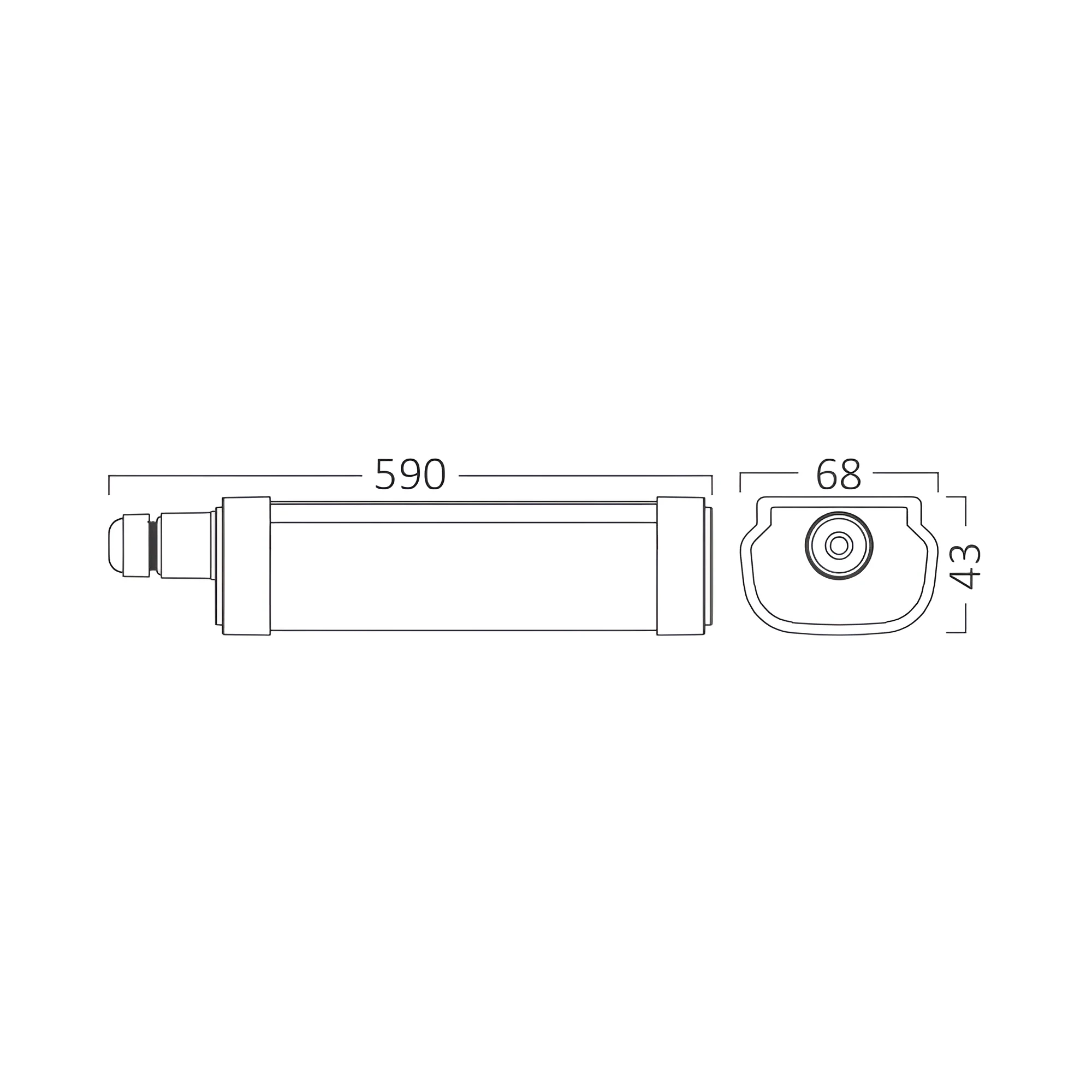 LED VODOOTPORNA SVETILJKA M 20W 6500K IP65 — slika 8