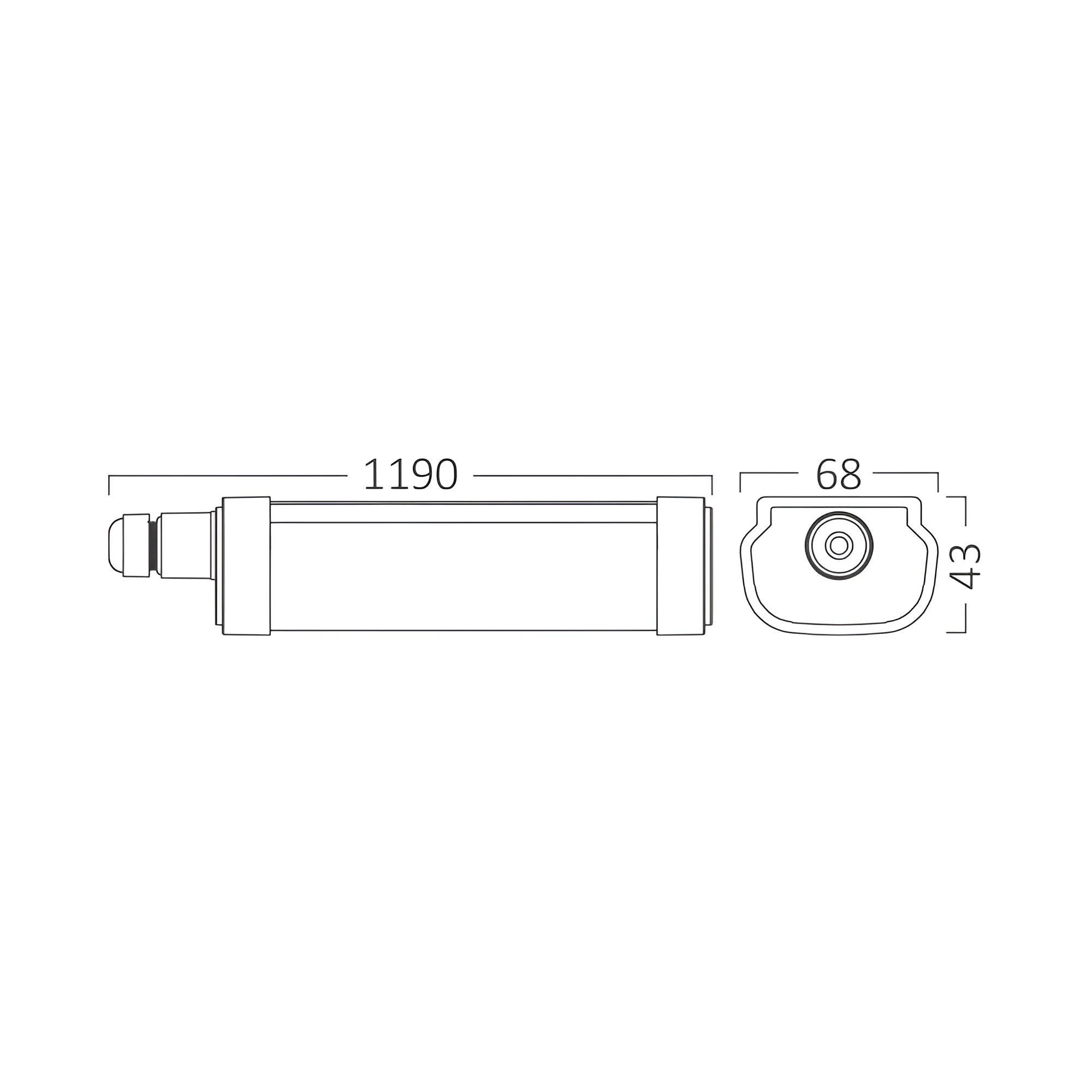 LED VODOOTPORNA SVETILJKA M 40W CCT IP65 — slika 8