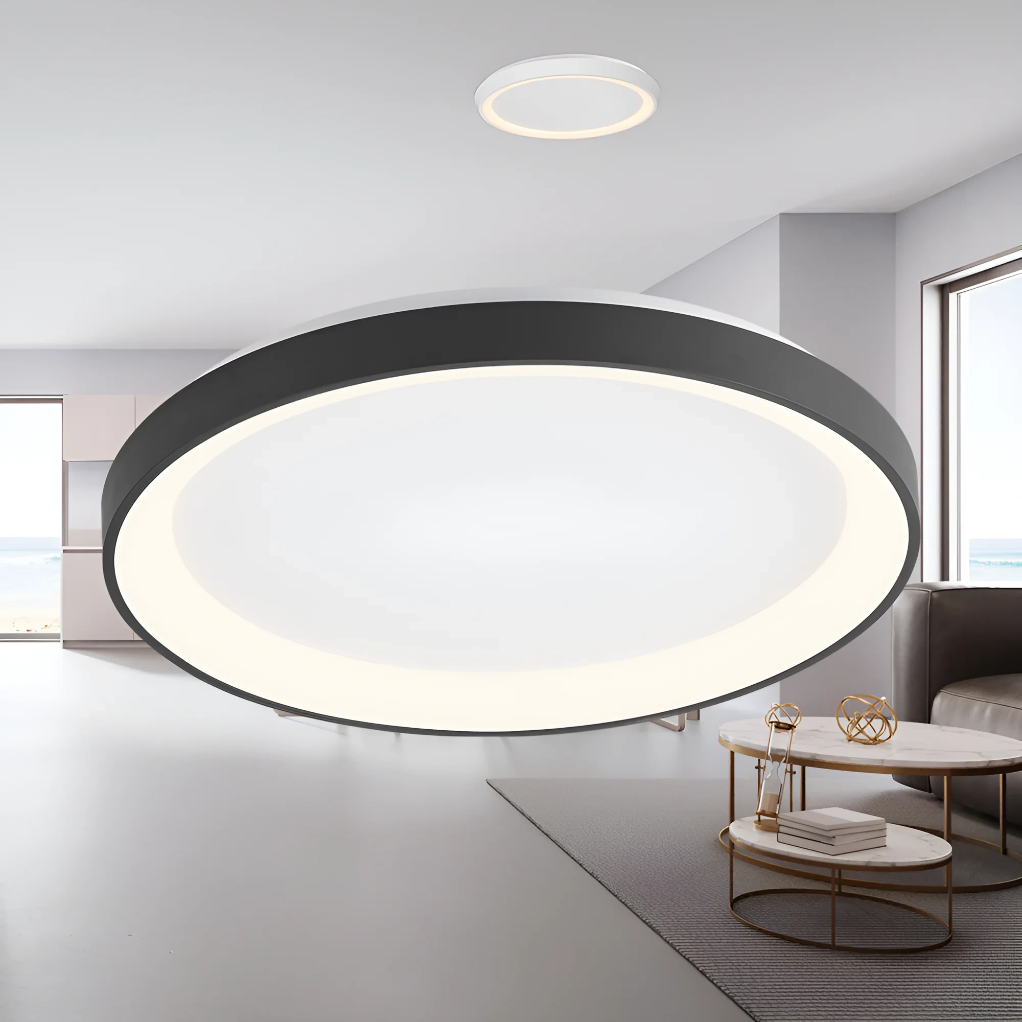 LED PLAFONJERA OKRUGLA 36W CRNI CCT IP20 — slika 2
