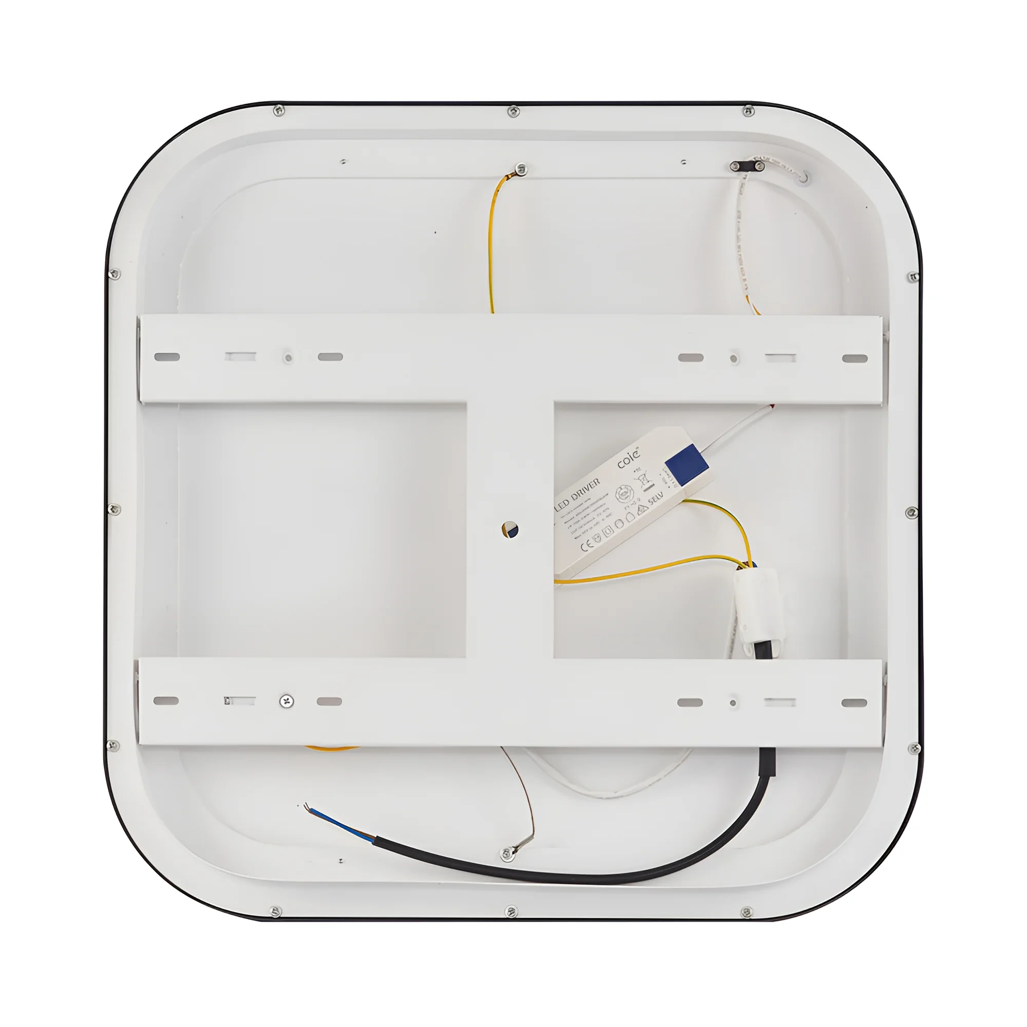 LED PLAFONJERA KVADRATNA 36W CRNI CCT IP20 — slika 5