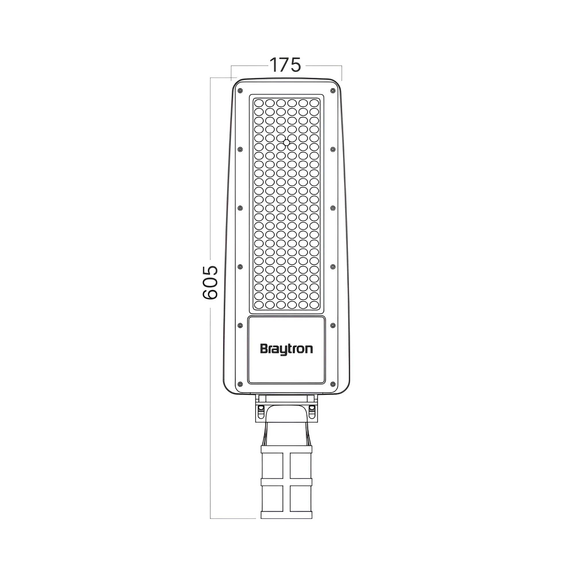 LED ULICNA SVETILJKA 100W SIVA 4000K IP66 — slika 4