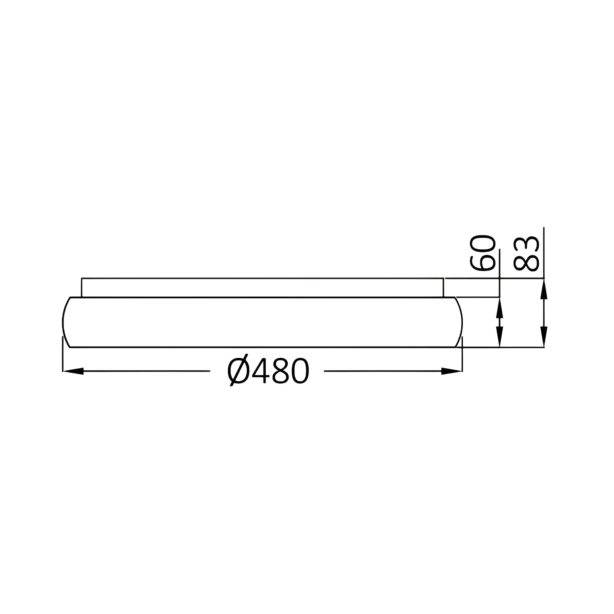 LED PLAFONJERA OKRUGLA 36W CRNI CCT IP20 — slika 6
