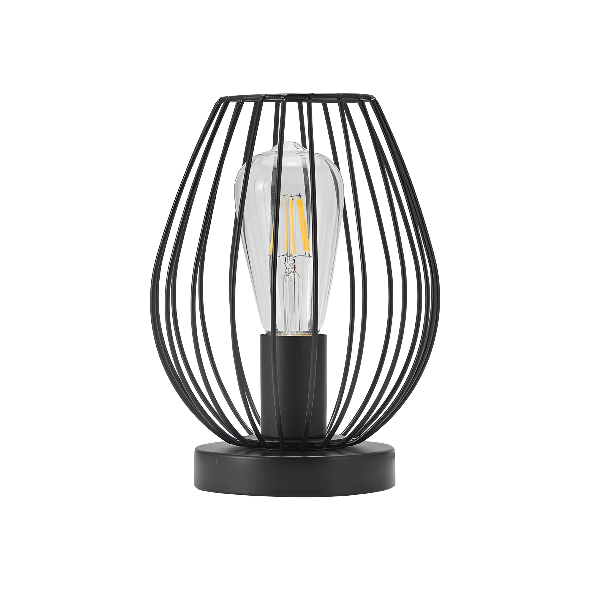 STONA LAMPA E27 CRNI — slika 3