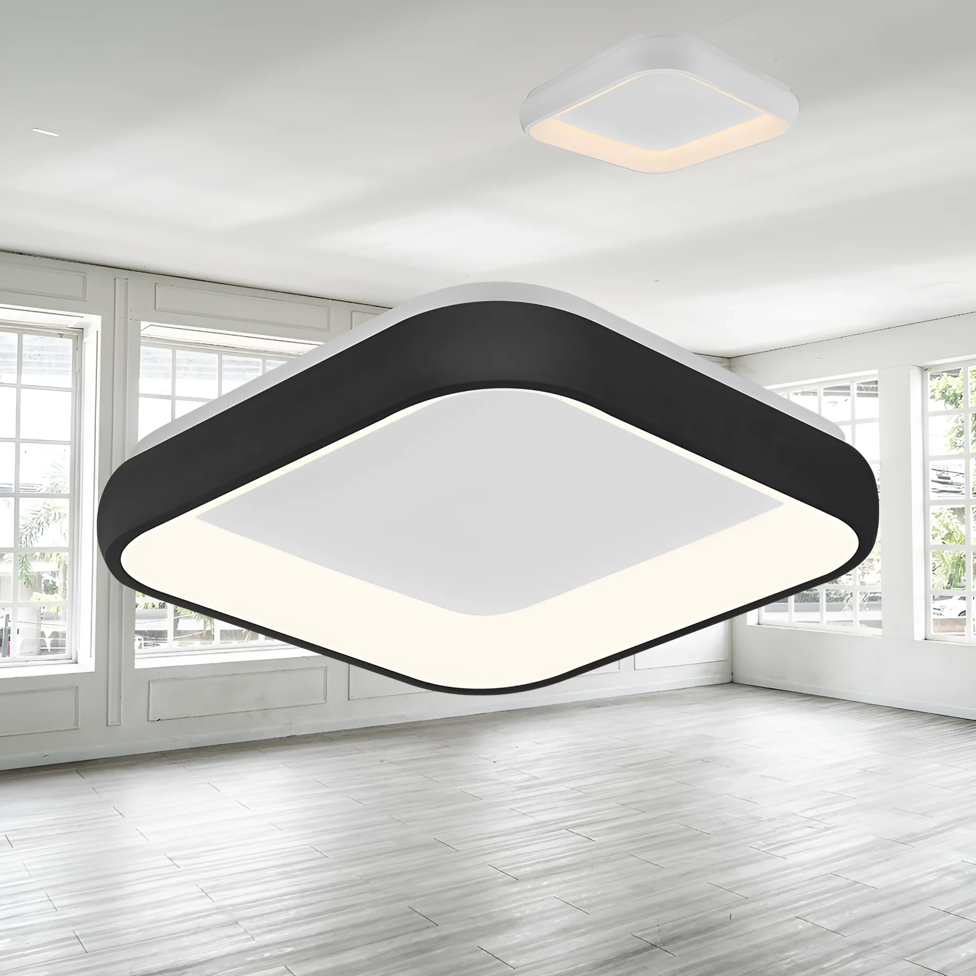 LED PLAFONJERA KVADRATNA 36W CRNI CCT IP20 — slika 2
