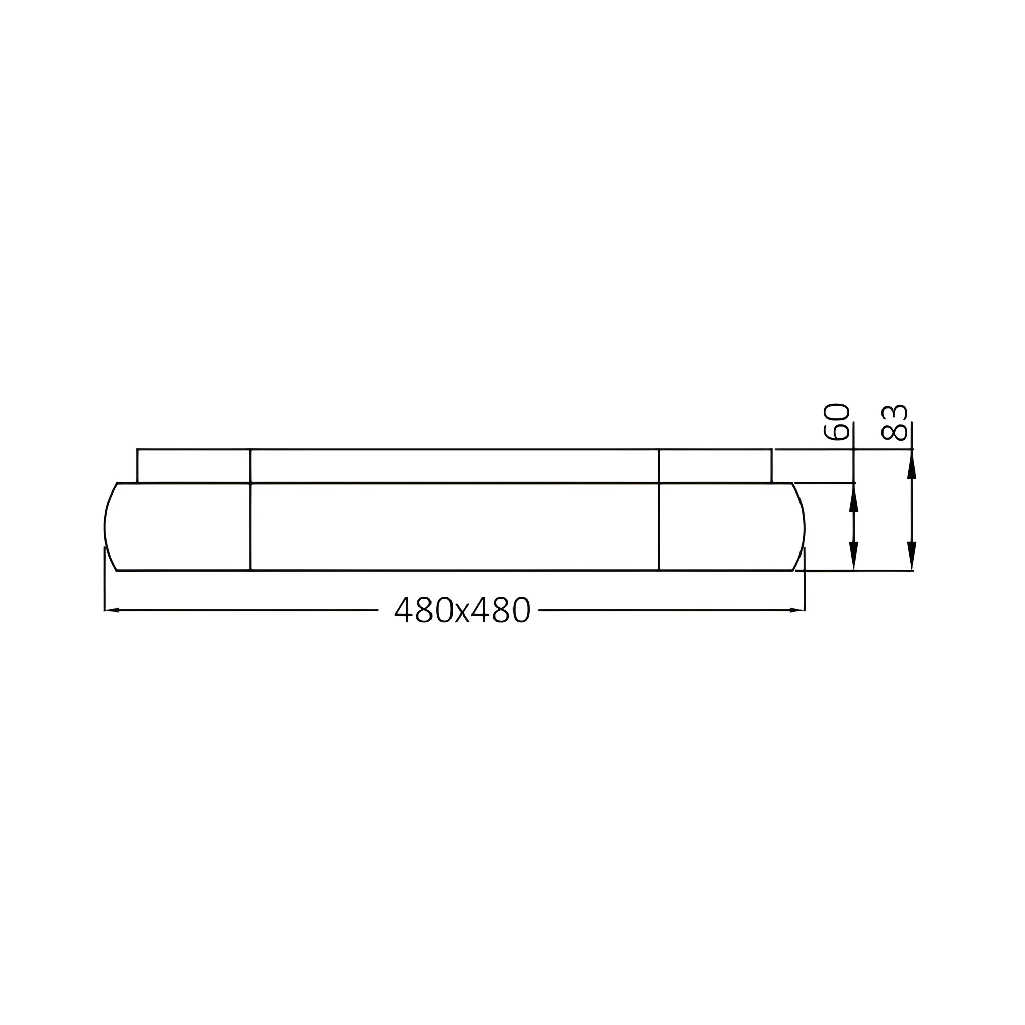 LED PLAFONJERA KVADRATNA 36W CRNI CCT IP20 — slika 6