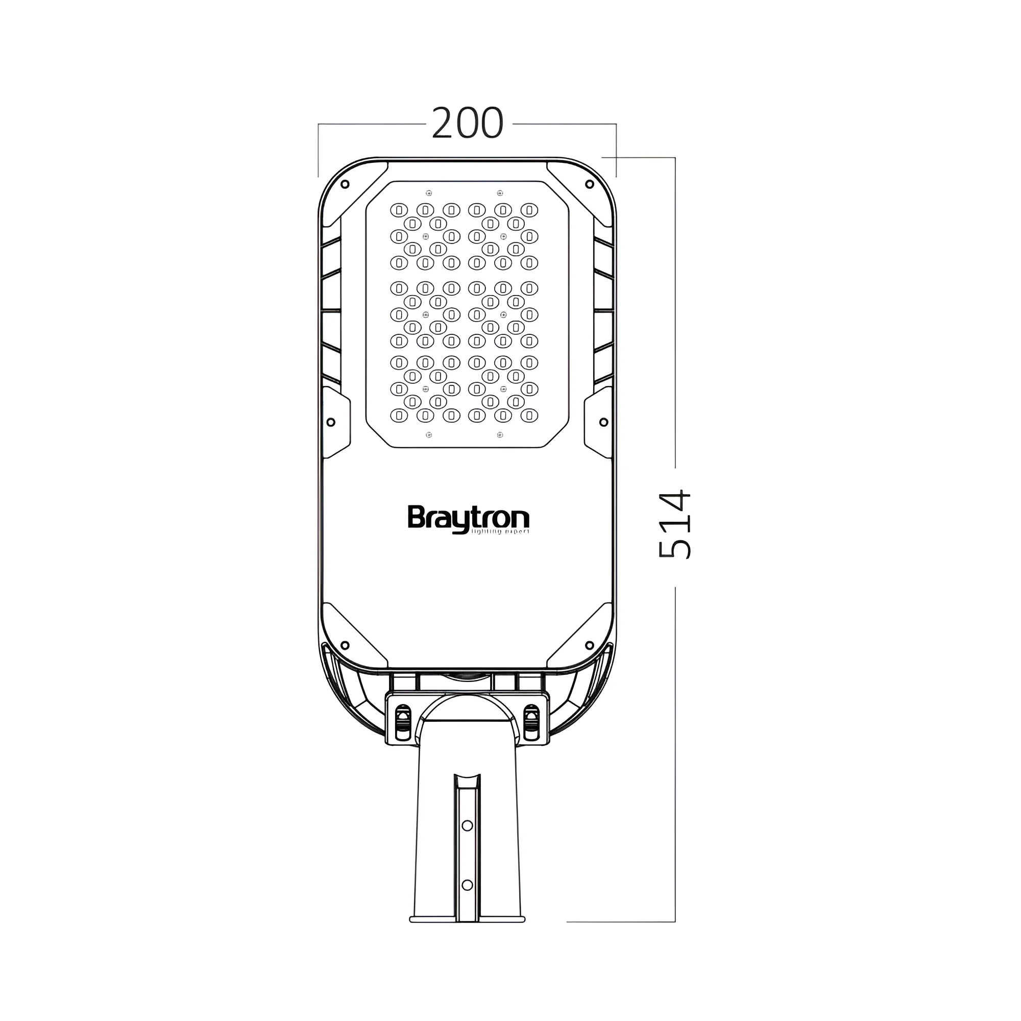 LED ULICNA SVETILJKA 56.5W SIVA 4000K IP66 — slika 6