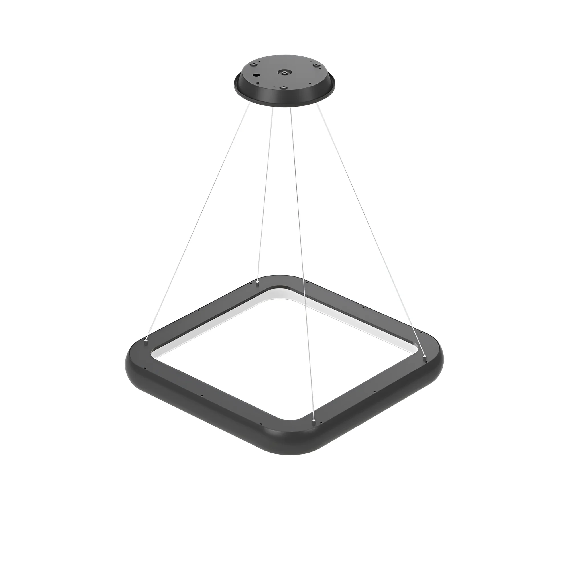LED VISILICA KVADRATNA 46W CRNI CCT IP20 — slika 4