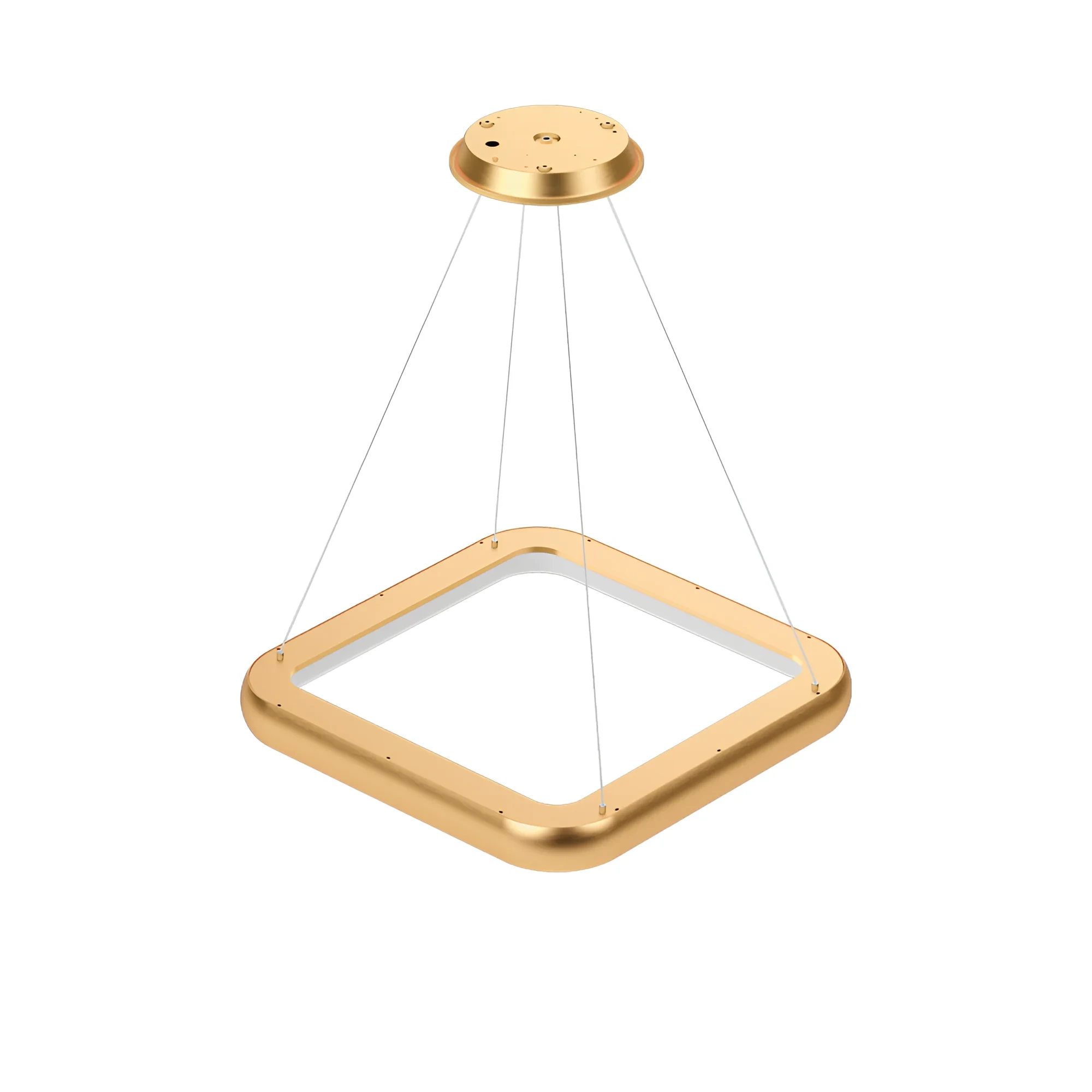 LED VISILICA KVADRATNA 46W ZLATNI CCT IP20 — slika 4