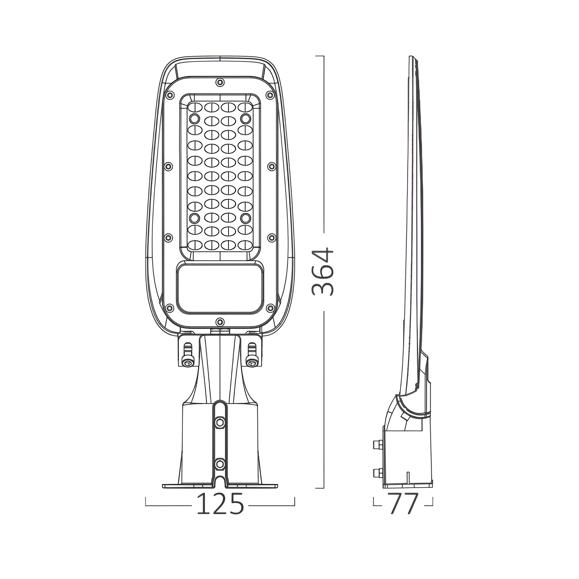 LED ULICNA SVETILJKA 30W SIVA 6500K IP66 — slika 7
