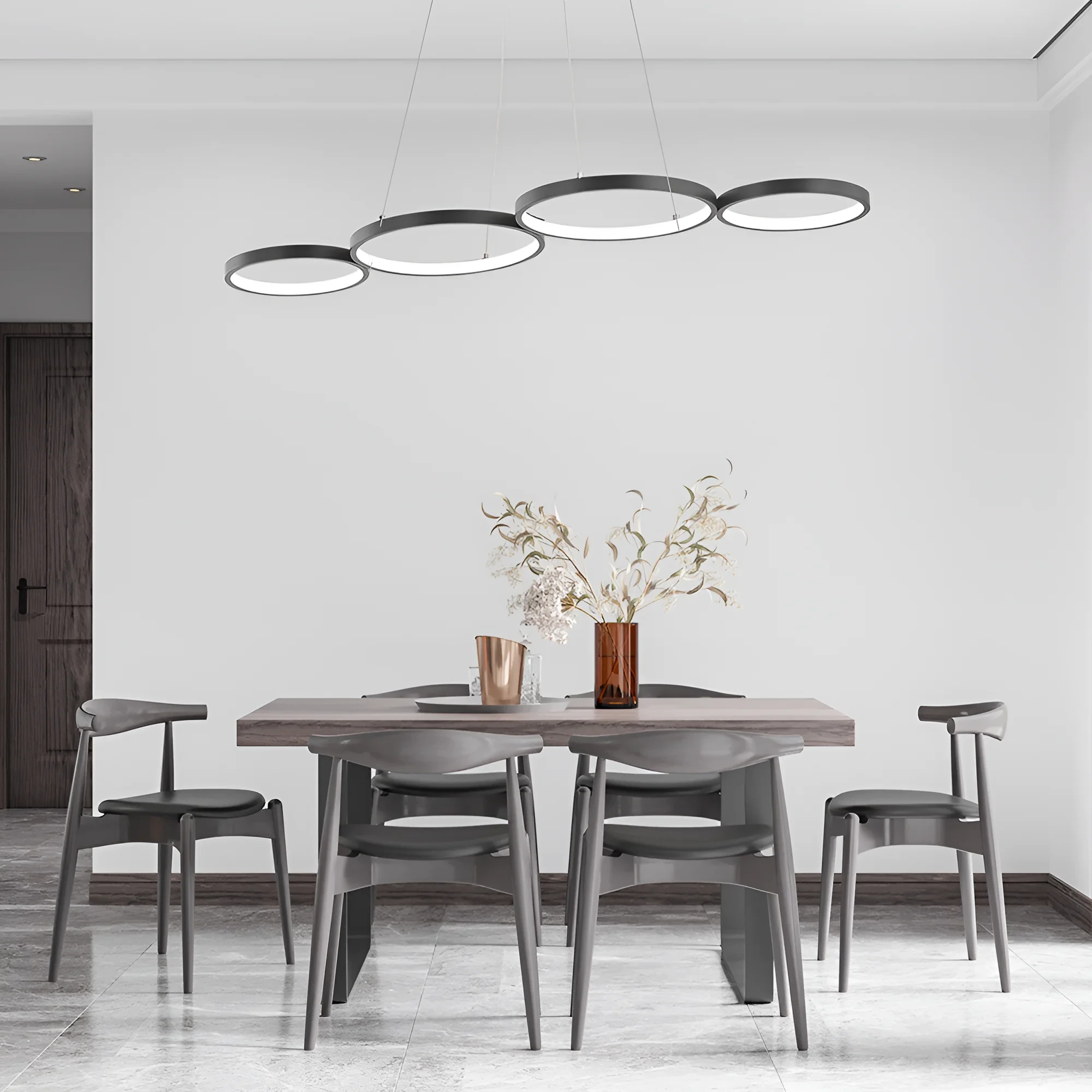 LED PLAFONJERA OKRUGLA 60W CRNI IP20 — slika 2