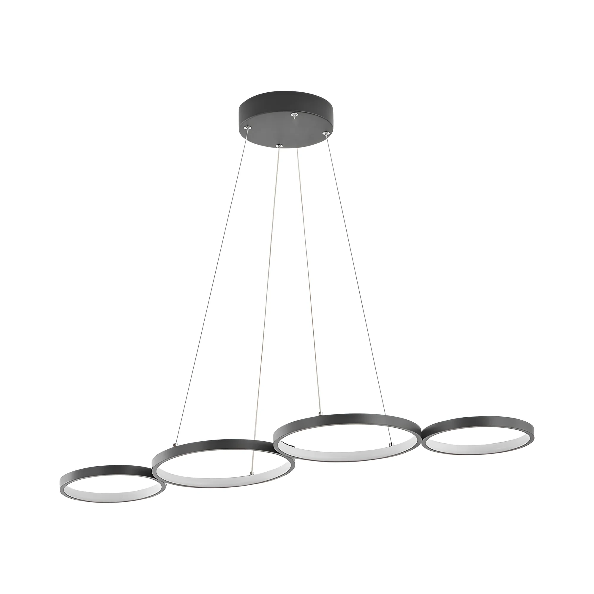 LED PLAFONJERA OKRUGLA 60W CRNI IP20 — slika 3