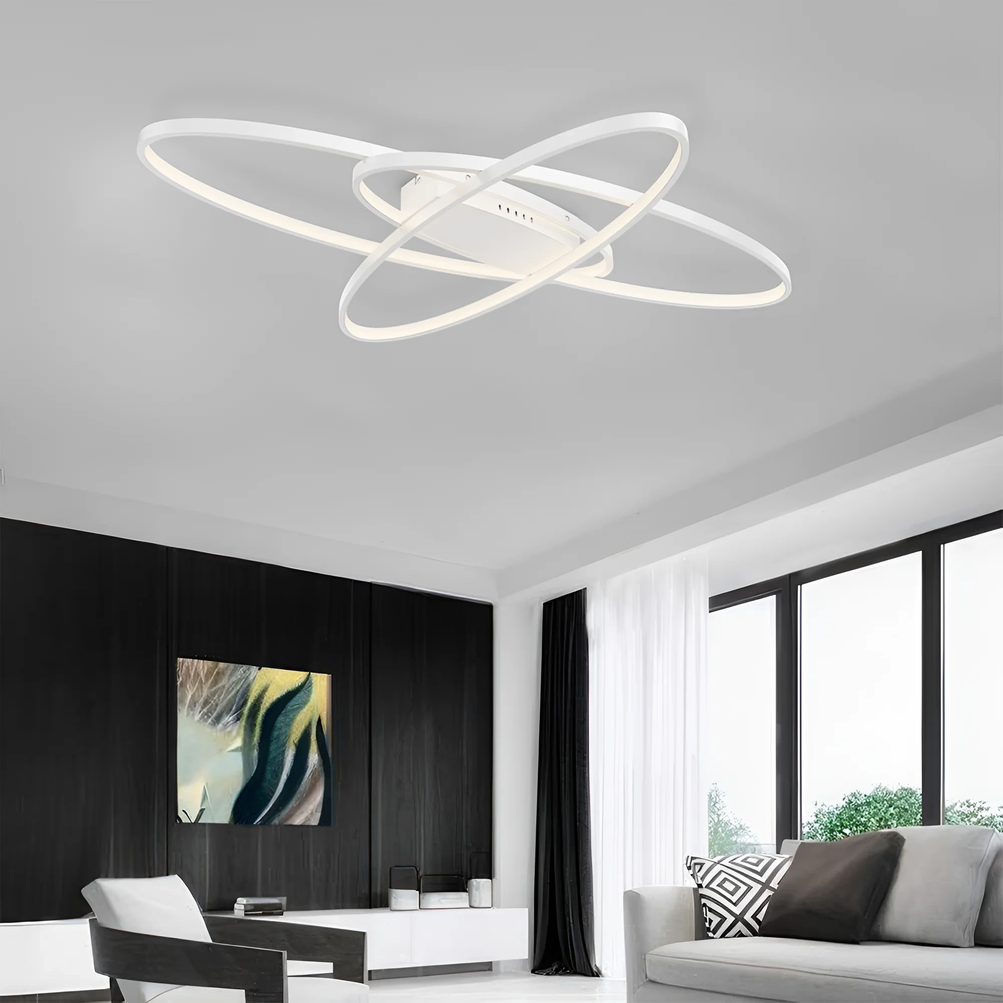 LED PLAFONJERA OKRUGLA 72W BELI IP20 — slika 2