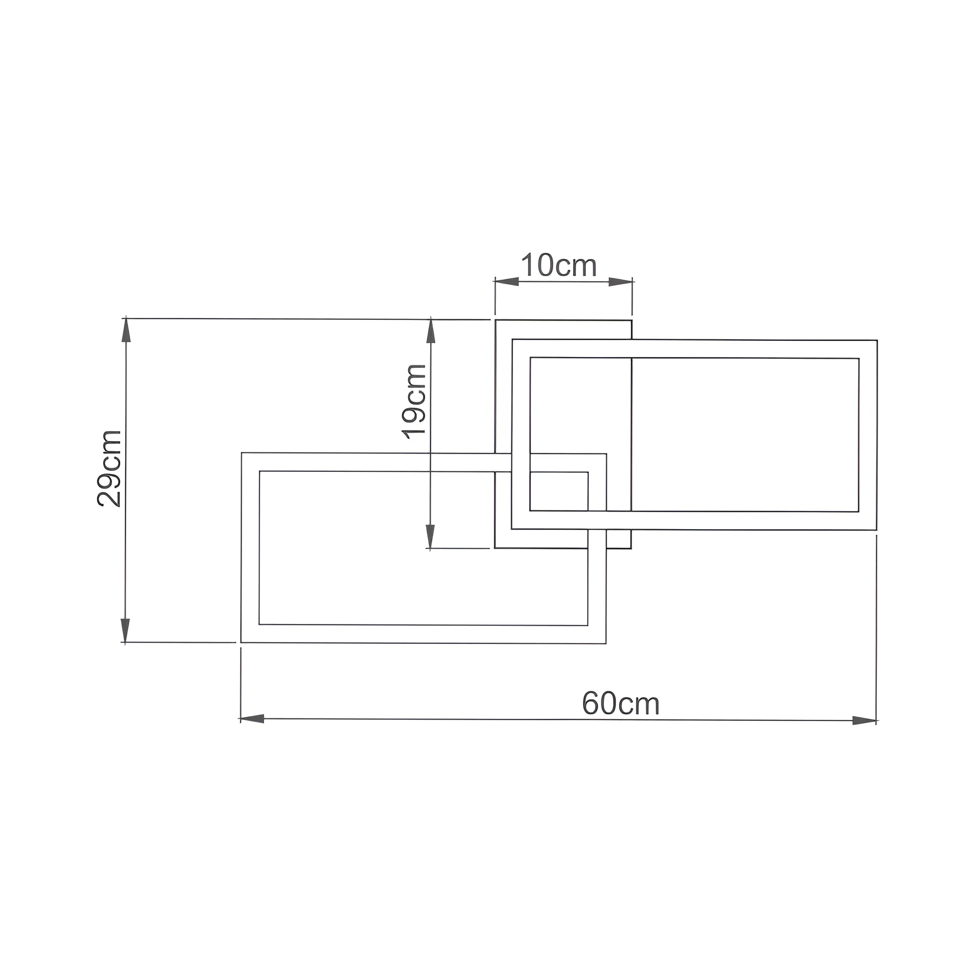 LED PLAFONJERA OKRUGLA 40W CRNI IP20 — slika 4