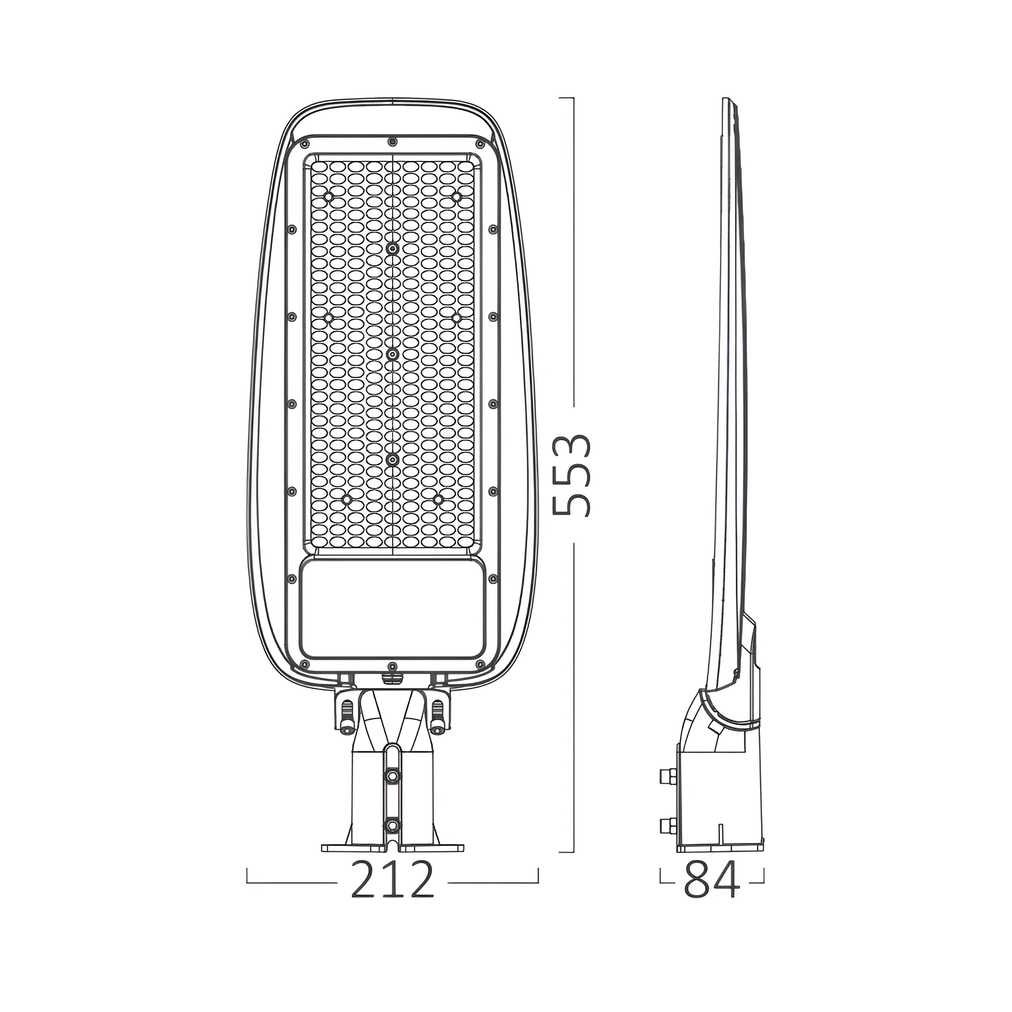LED ULICNA SVETILJKA 150W SIVA 4000K IP66 — slika 7