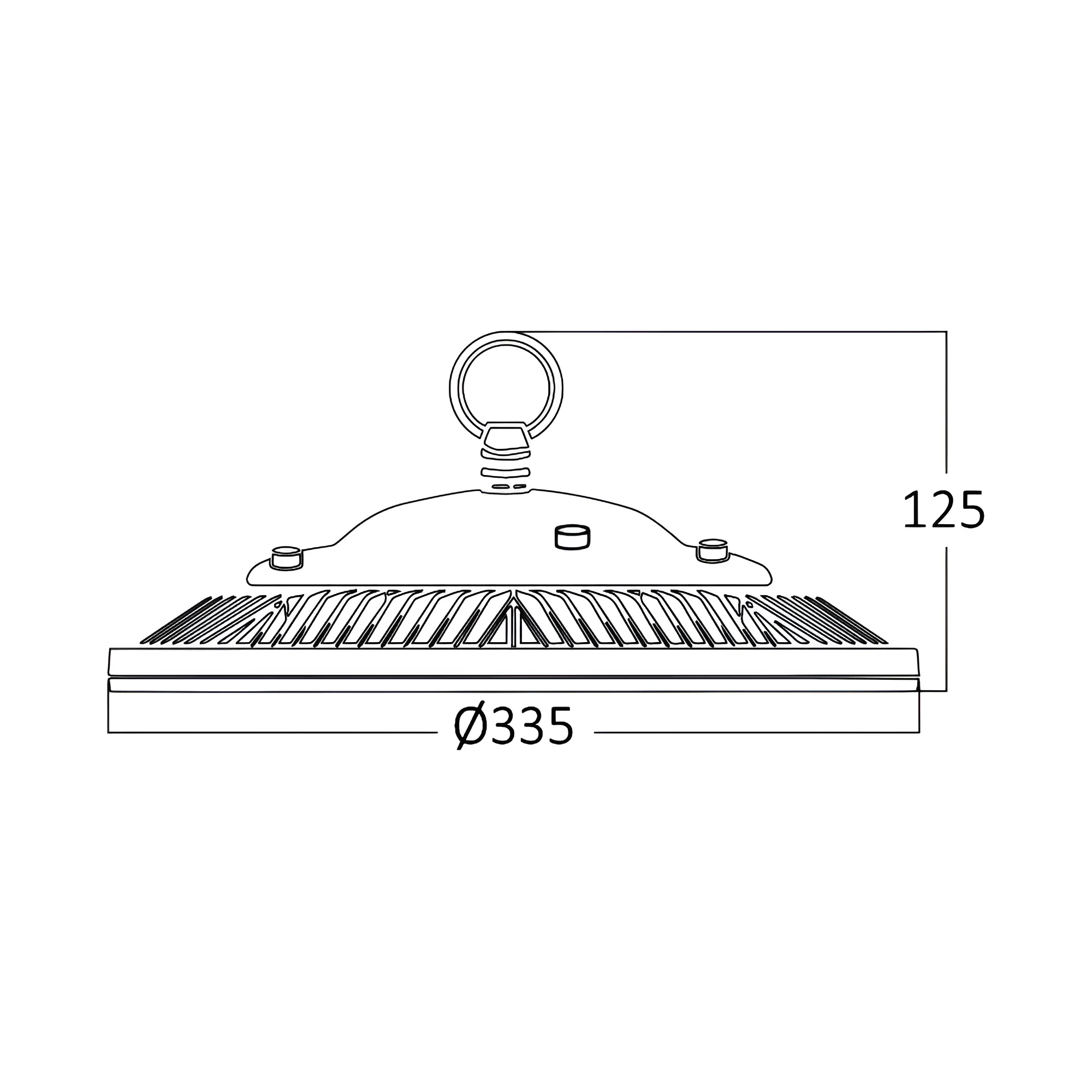 LED INDUSTRIJSKO ZVONO 200W SIVI 4000K IP65 — slika 5