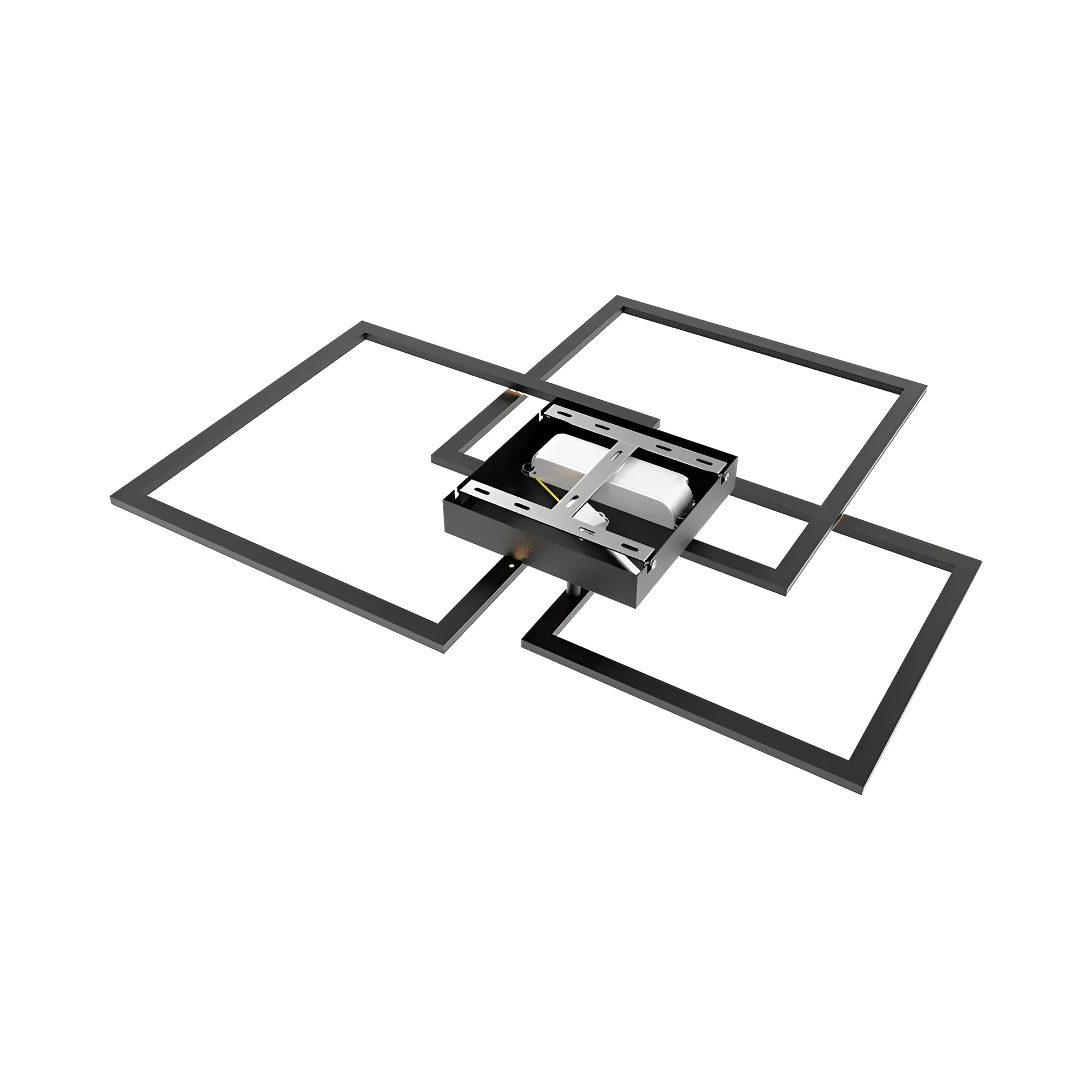 LED PLAFONJERA 80W CRNI CCT — slika 6