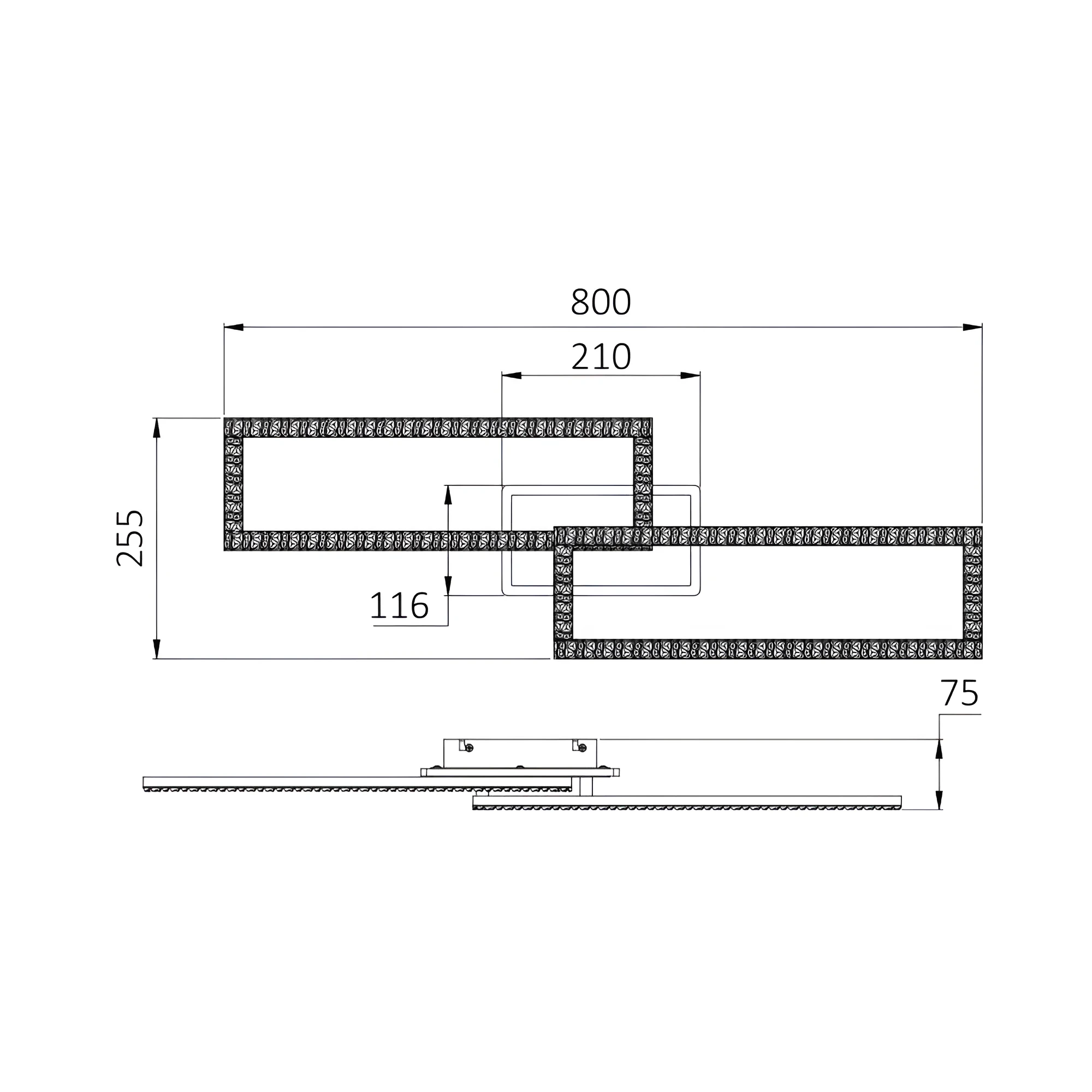 LED PLAFONJERA 55W BELI CCT — slika 7