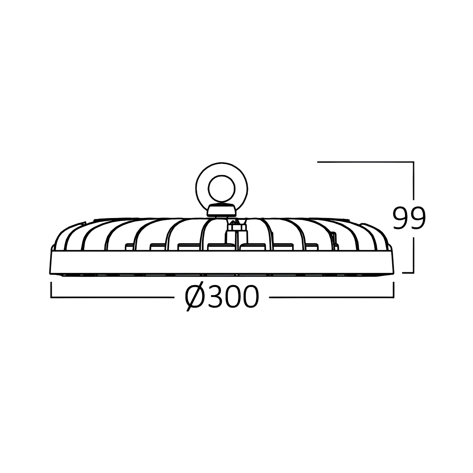 LED INDUSTRIJSKO ZVONO 200W SIVI 4000K IP65 — slika 5