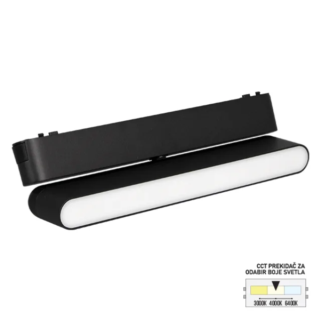 LED magnetna svetiljka CCT ULTRA SLIM FMS1101-12 BK