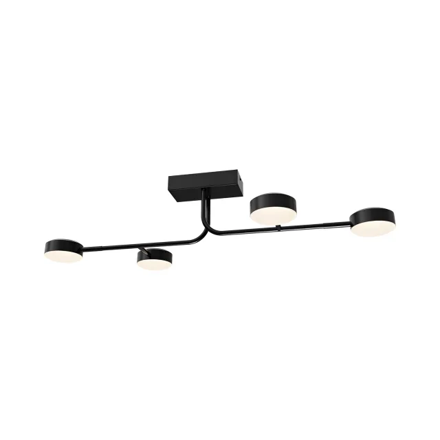 LED PLAFONJERA 32W CRNI 3000K