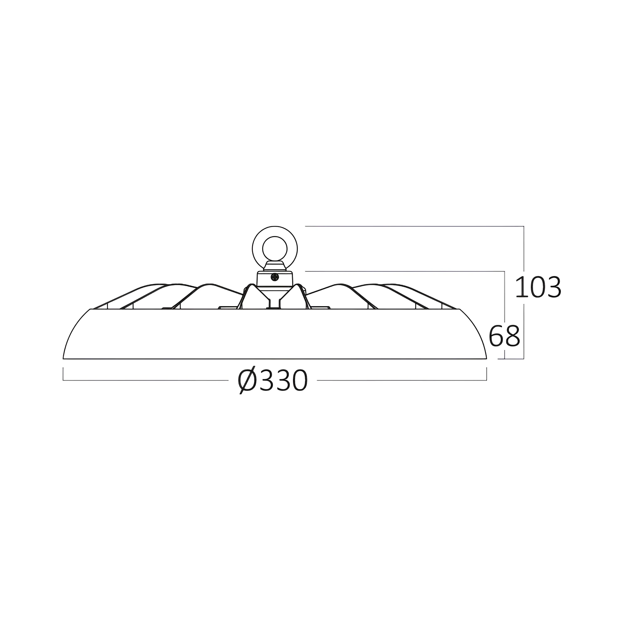 LED INDUSTRIJSKO ZVONO 200W CRNI CCT IP65 — slika 7