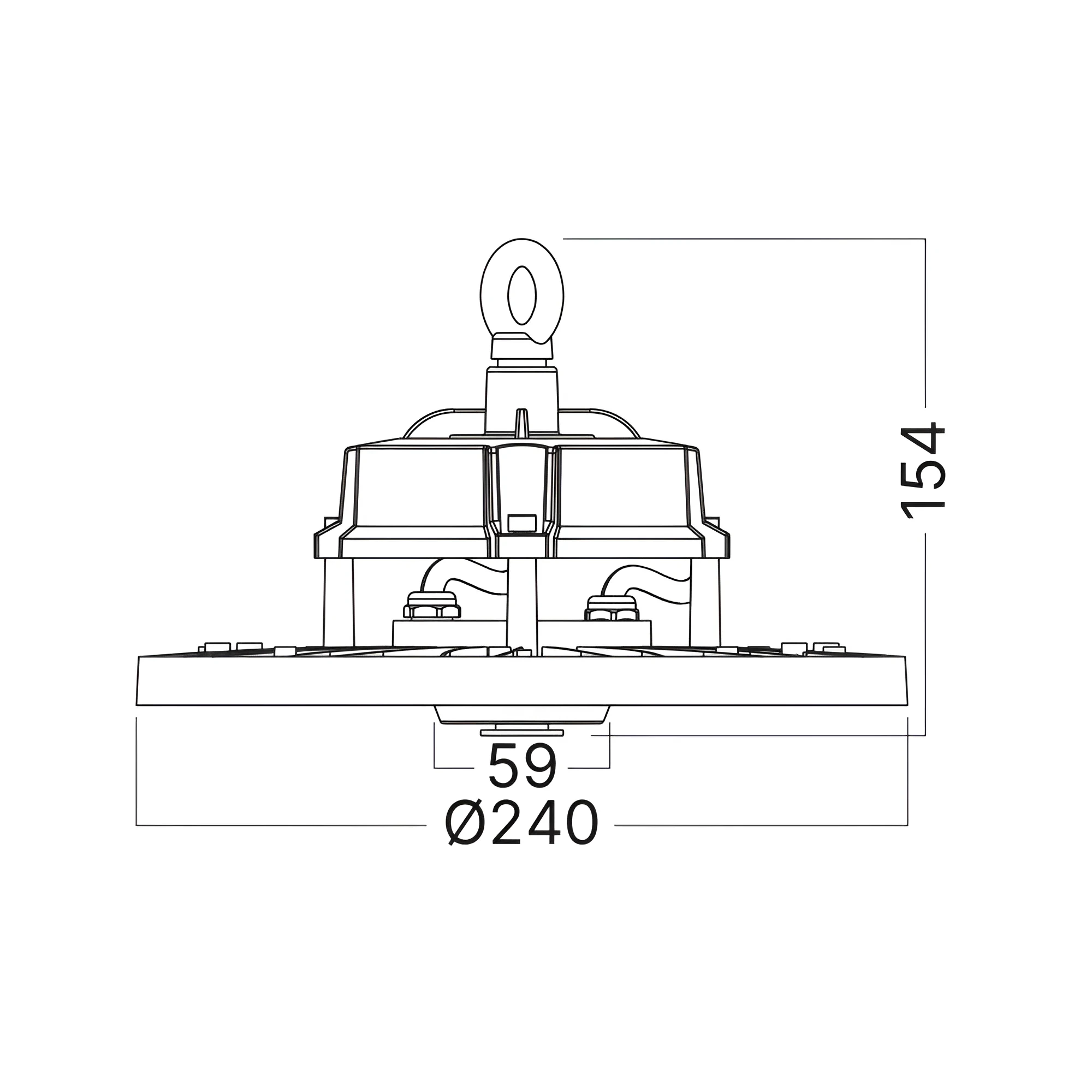 LED INDUSTRIJSKO ZVONO 100W CRNI CCT IP65 — slika 6