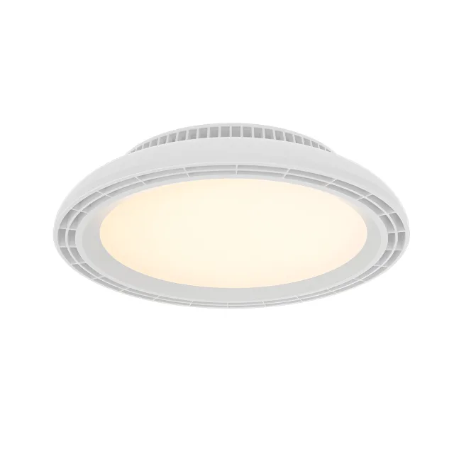 LED PLAFONSKI VENTILATOR 24+30W BELI CCT IP20