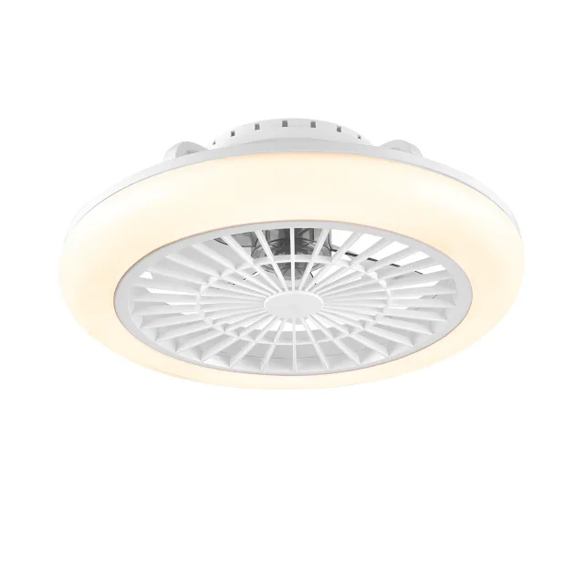 LED PLAFONSKI VENTILATOR D450 40+20W BELI CCT IP20