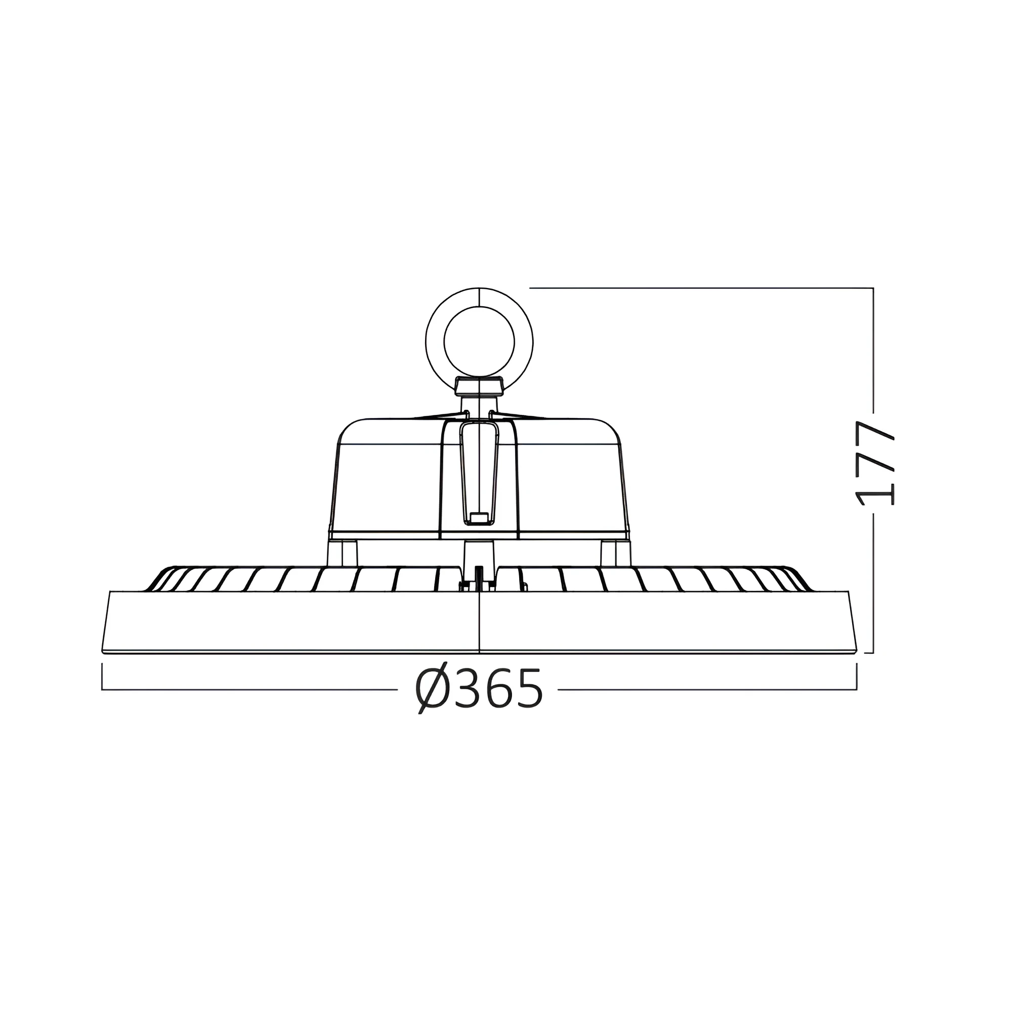 LED INDUSTRIJSKO ZVONO 200W CRNI CCT IP65 — slika 7