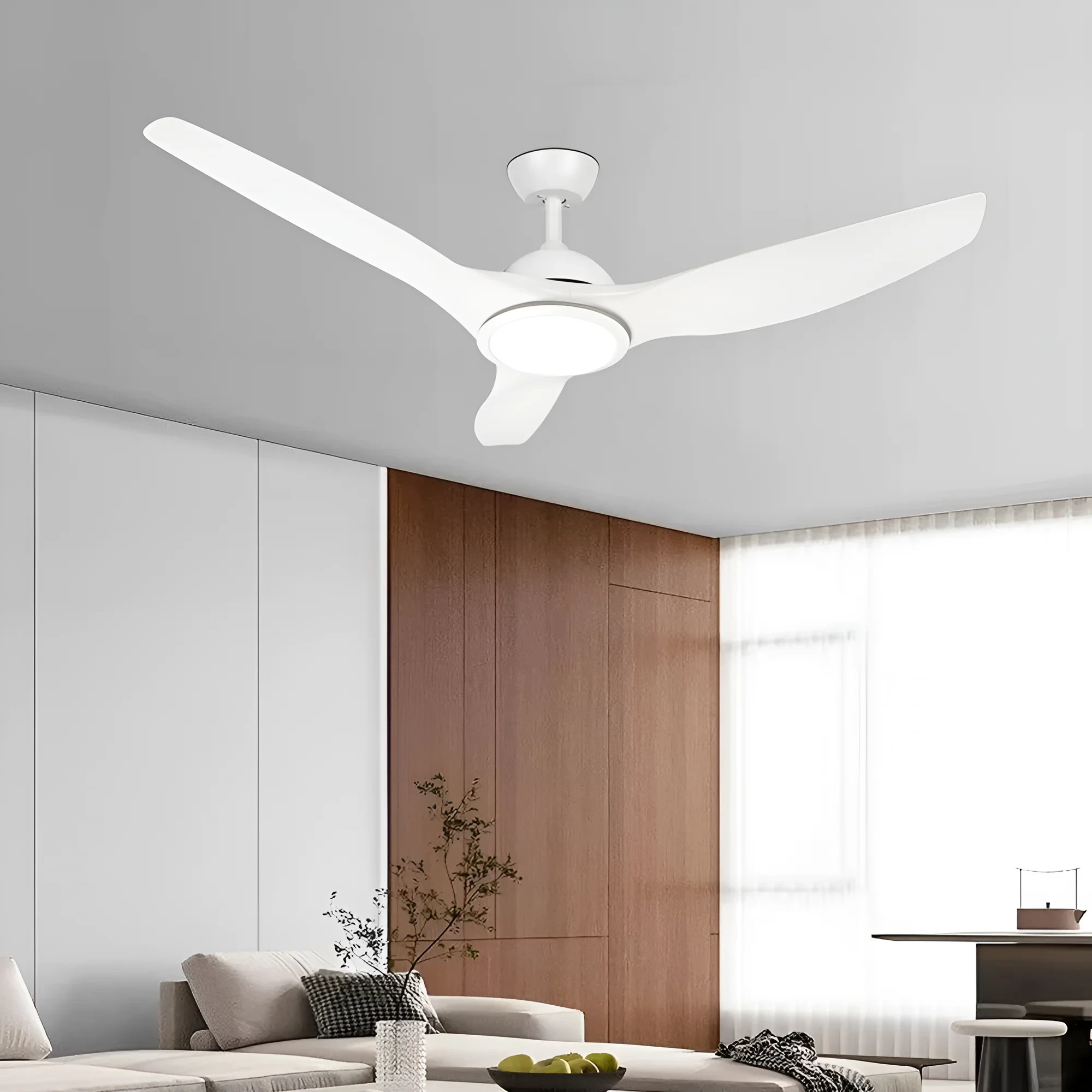 LED PLAFONSKI VENTILATOR 24+35W BELI CCT IP20 — slika 2