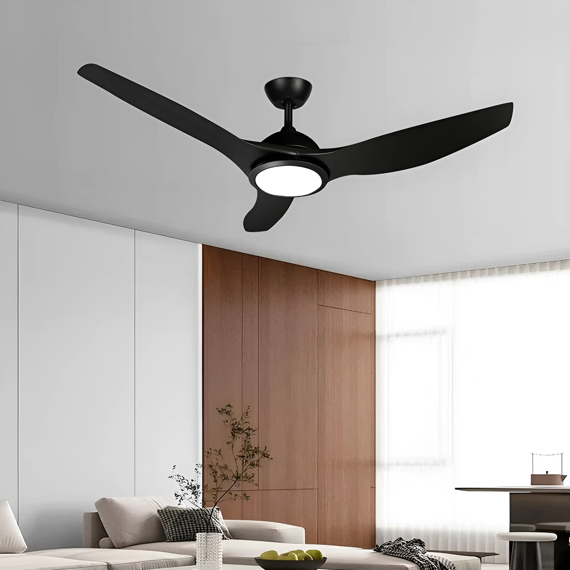 LED PLAFONSKI VENTILATOR 24+35W CRNI CCT IP20 — slika 2