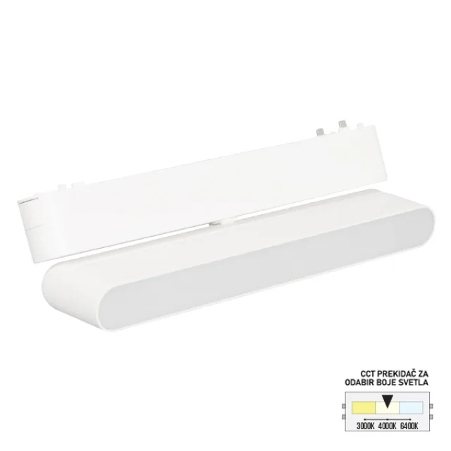 LED magnetna svetiljka CCT ULTRA SLIM FMS1101-12 WH