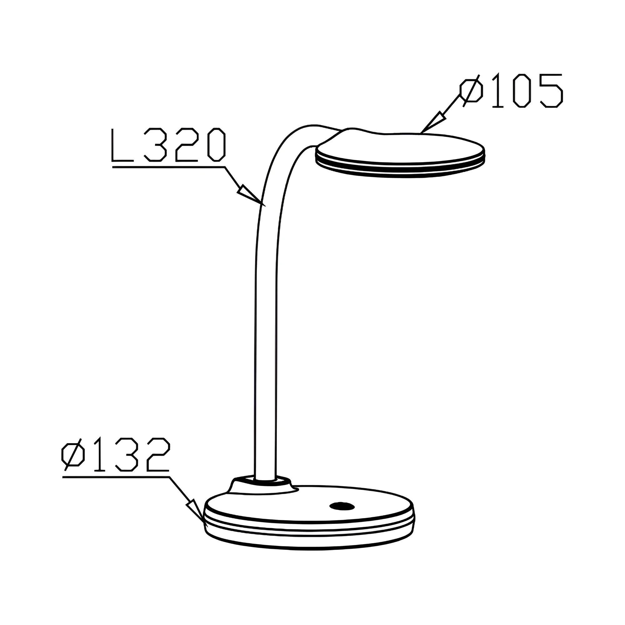 LED STONA LAMPA 4.5W PLAVA 5000K — slika 3